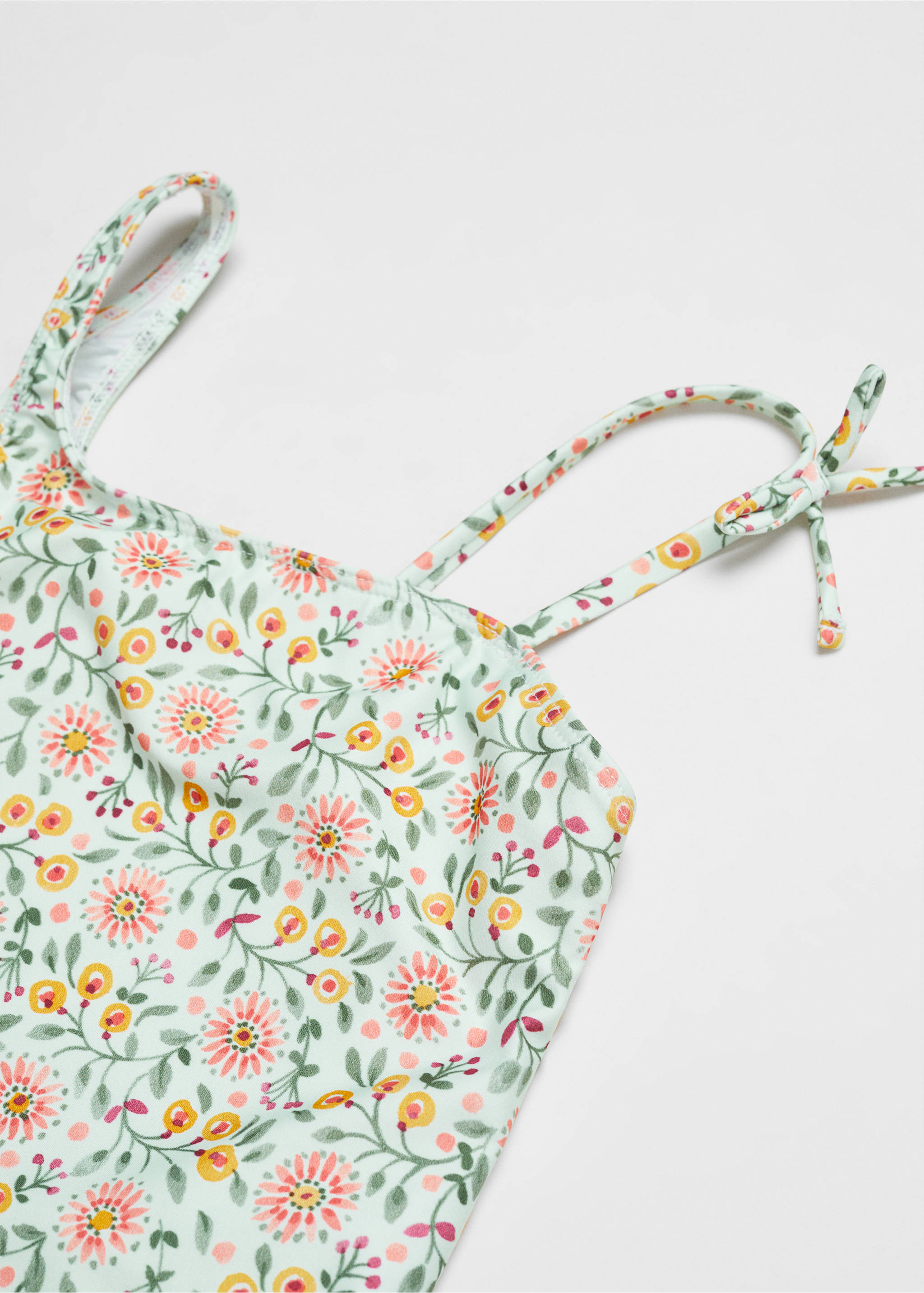 Geblümte Badehose - Detail des Artikels 8, Pastellgrün. Ref: 67026025-00.