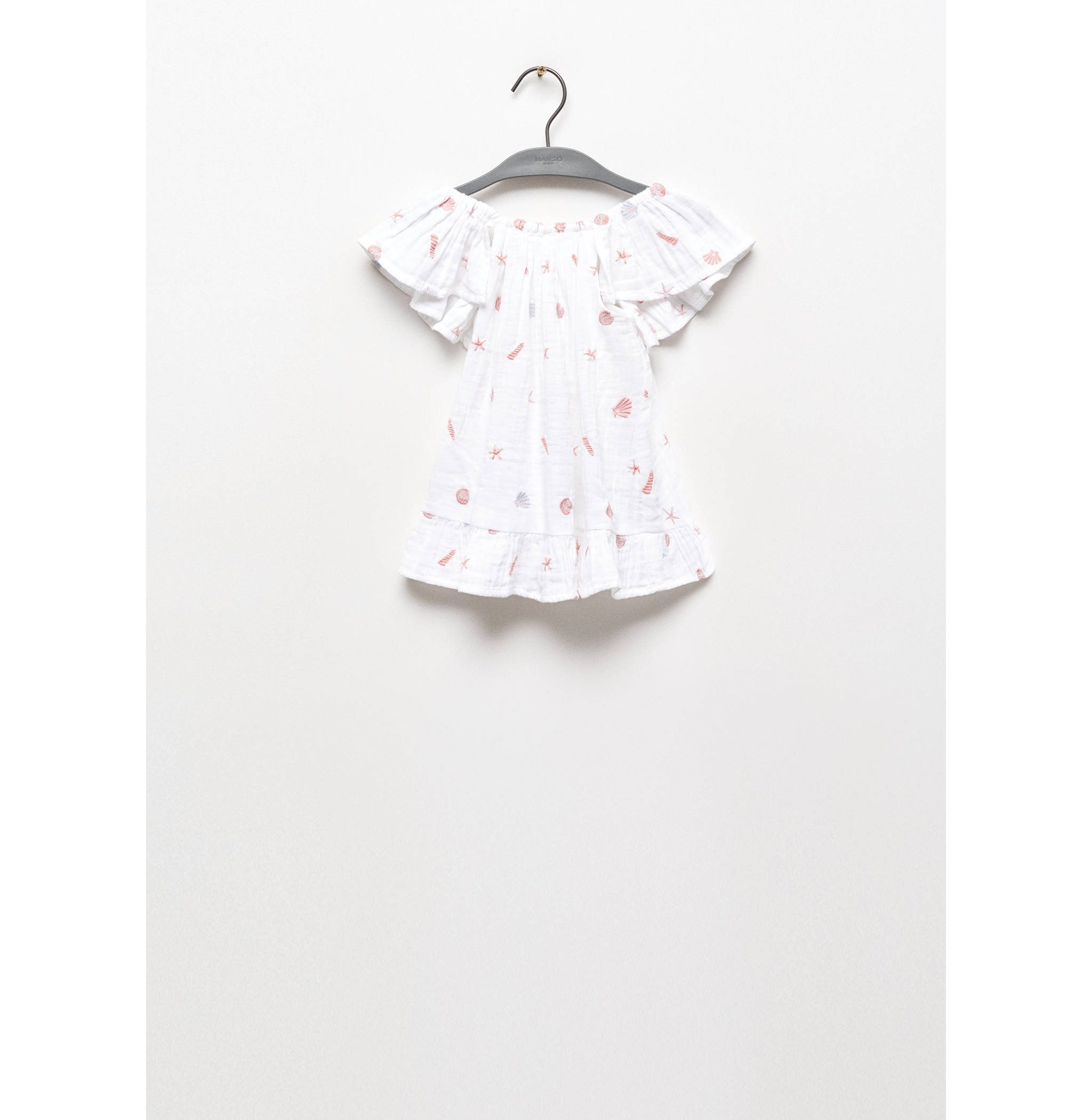 Robe brodée coton - Article sans modèle