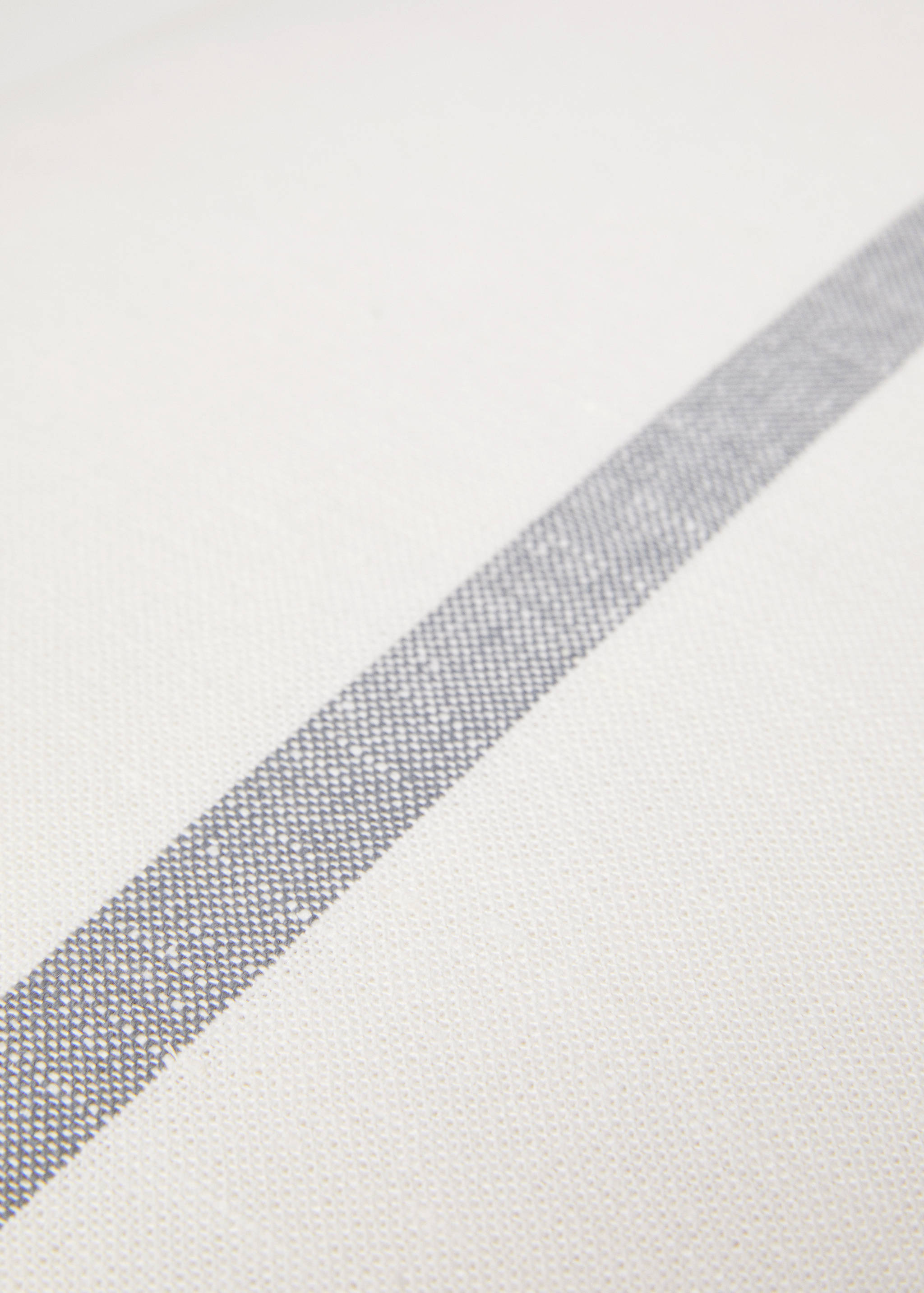 Housse de coussin lin coton rayure imprimée 50x75 cm - Détail de l'article 2