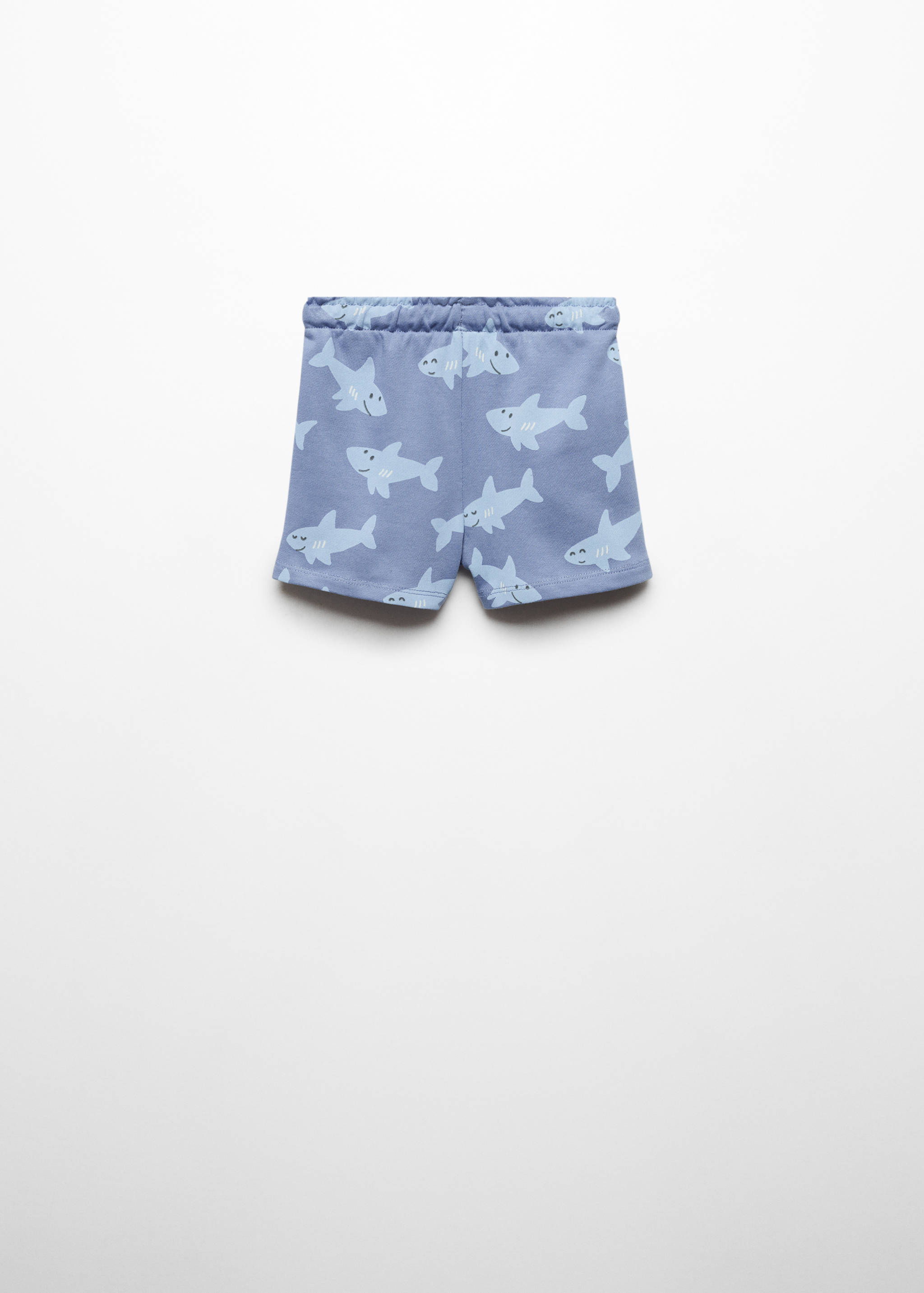 Elastic waist Bermuda shorts - Reverse of the article