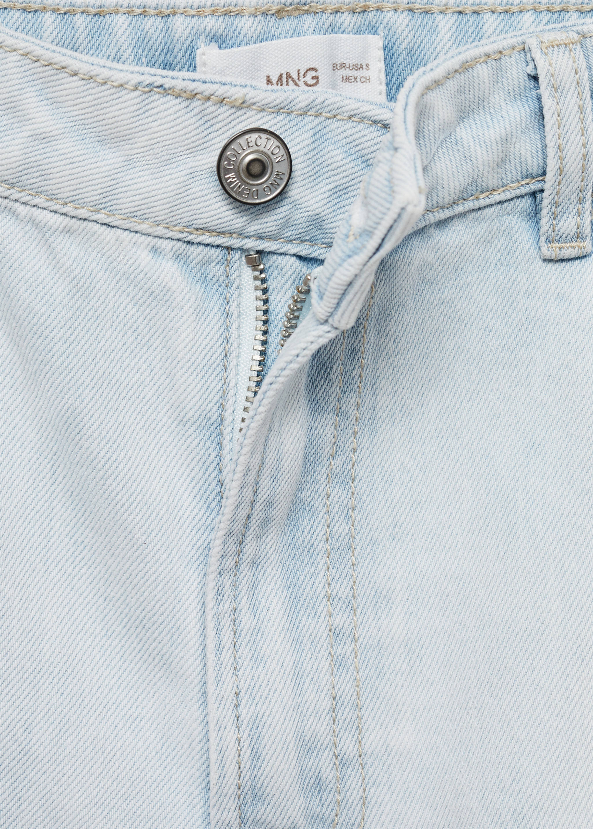 Frayed denim shorts - Details of the article 8