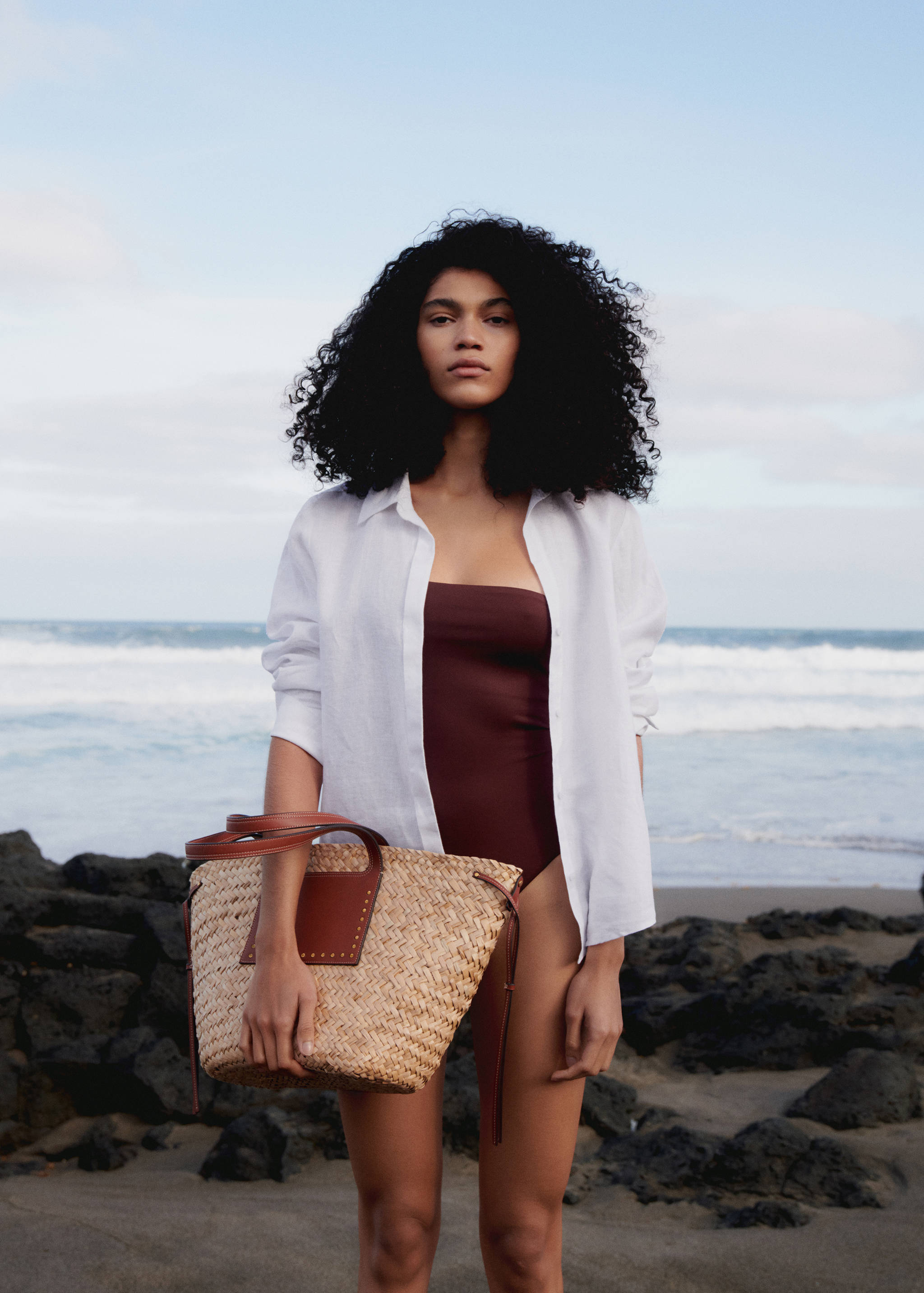 Torba koszyk z podwójnym uchwytem - Plan ogólny