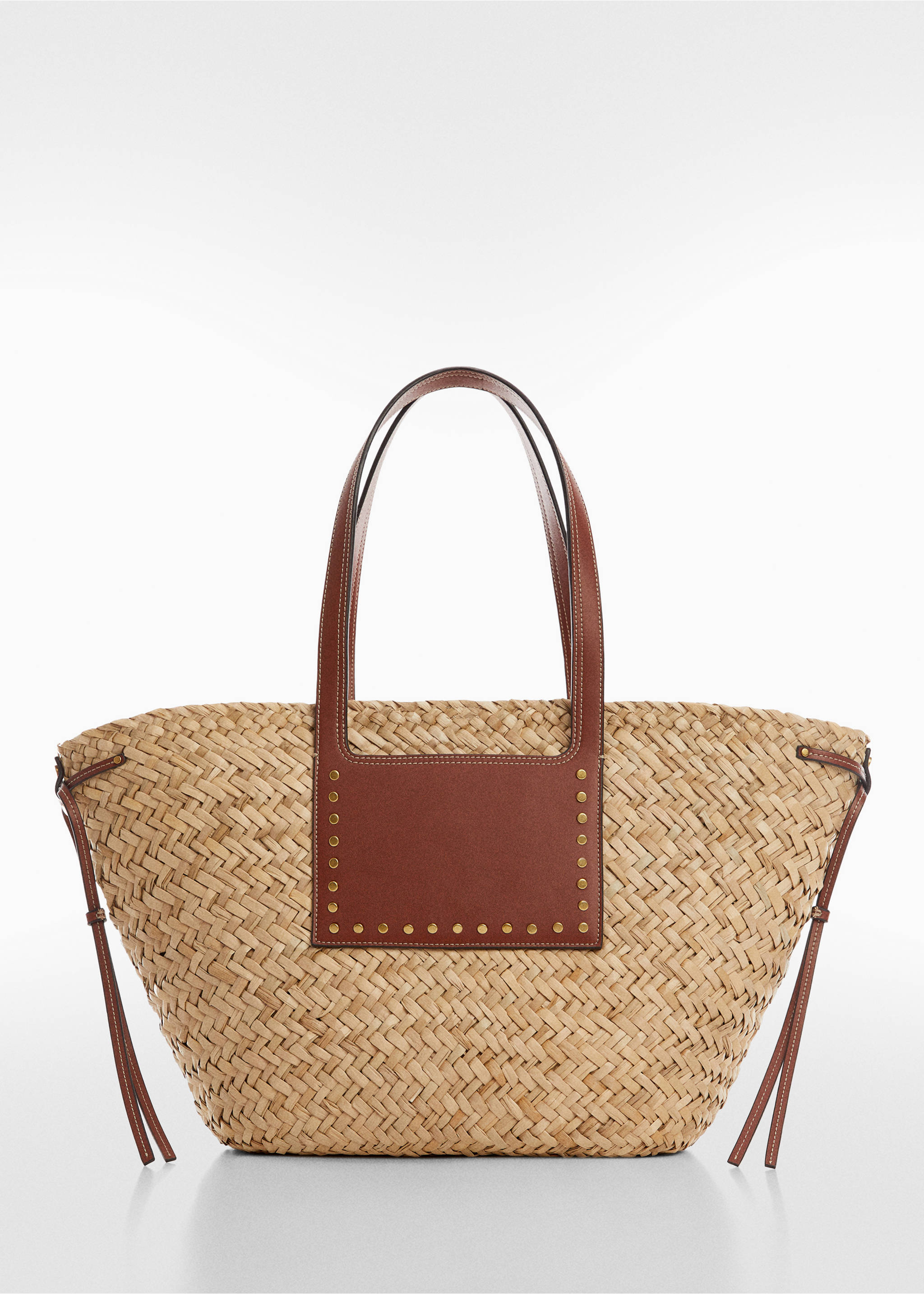 Double strap basket bag - Article without model, Leather. Ref: 67026317-00.