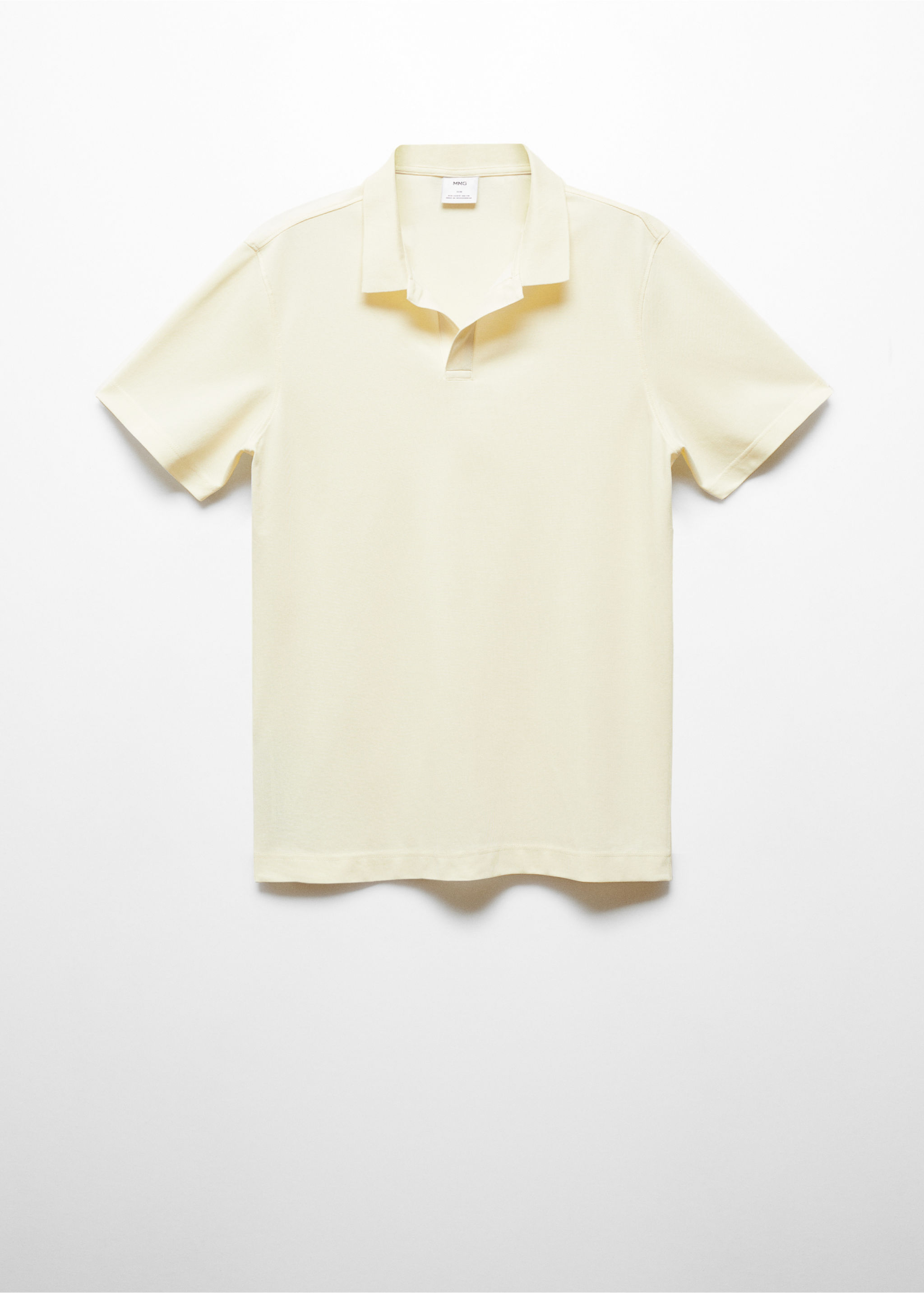 Cotton piqué polo shirt - Article without model