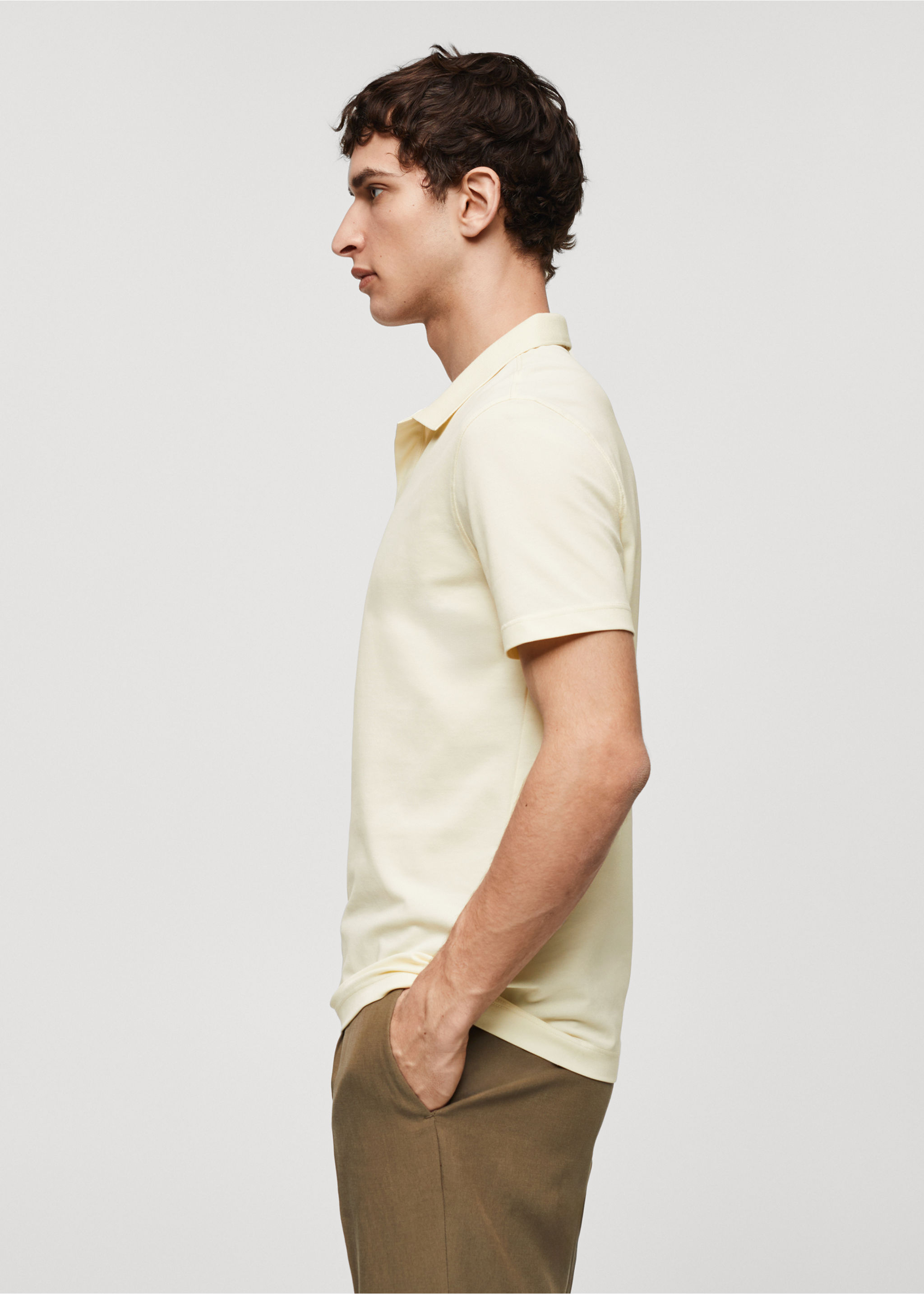 Cotton piqué polo shirt - Details of the article 2