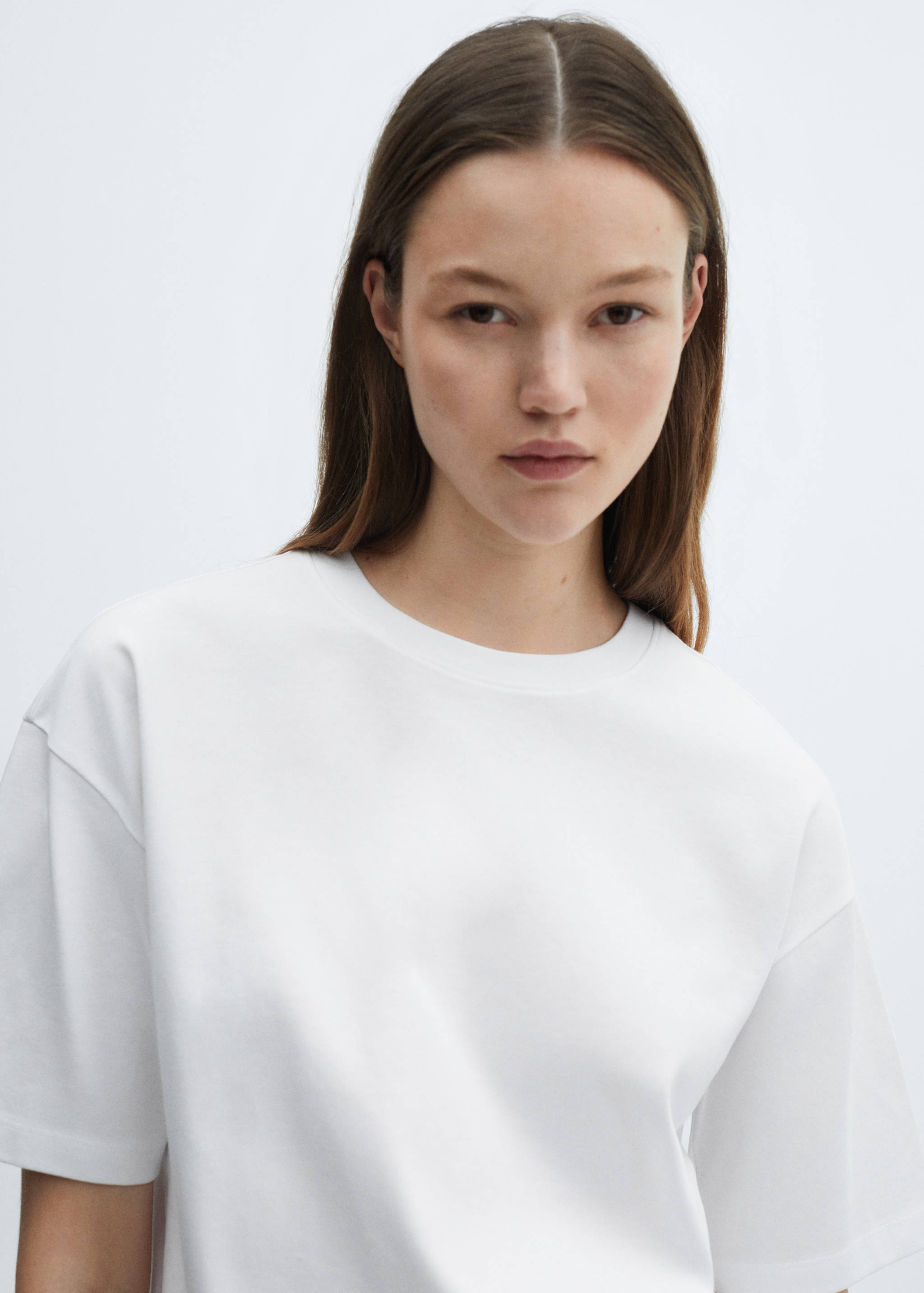 Oversize cotton T-shirt - Details of the article 1