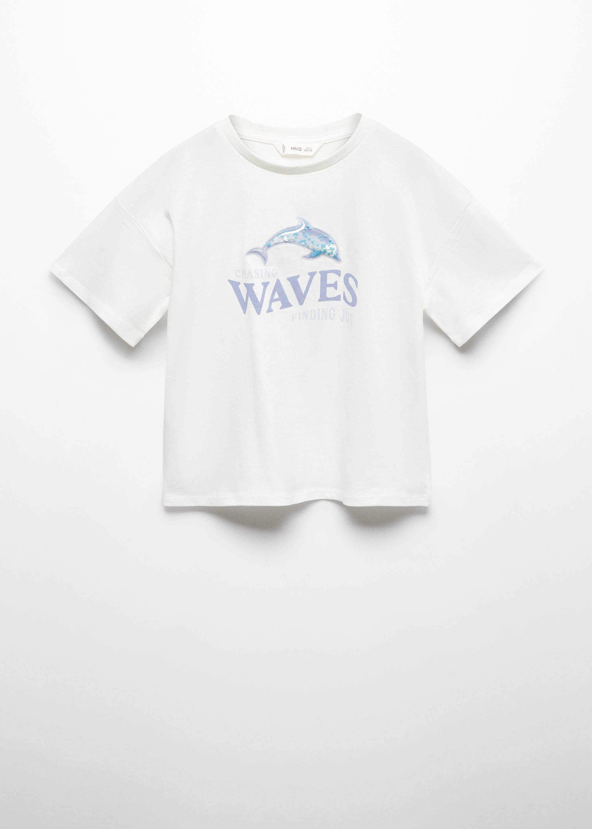 Camiseta estampada detalle relieve - Artículo sin modelo