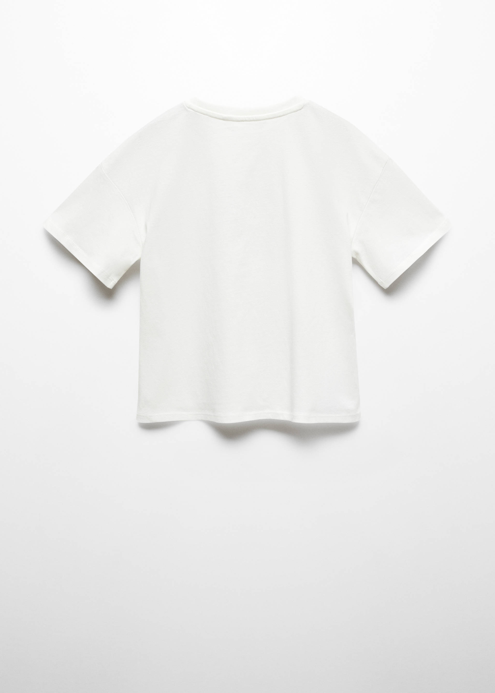 Camiseta estampada detalle relieve - Reverso del artículo