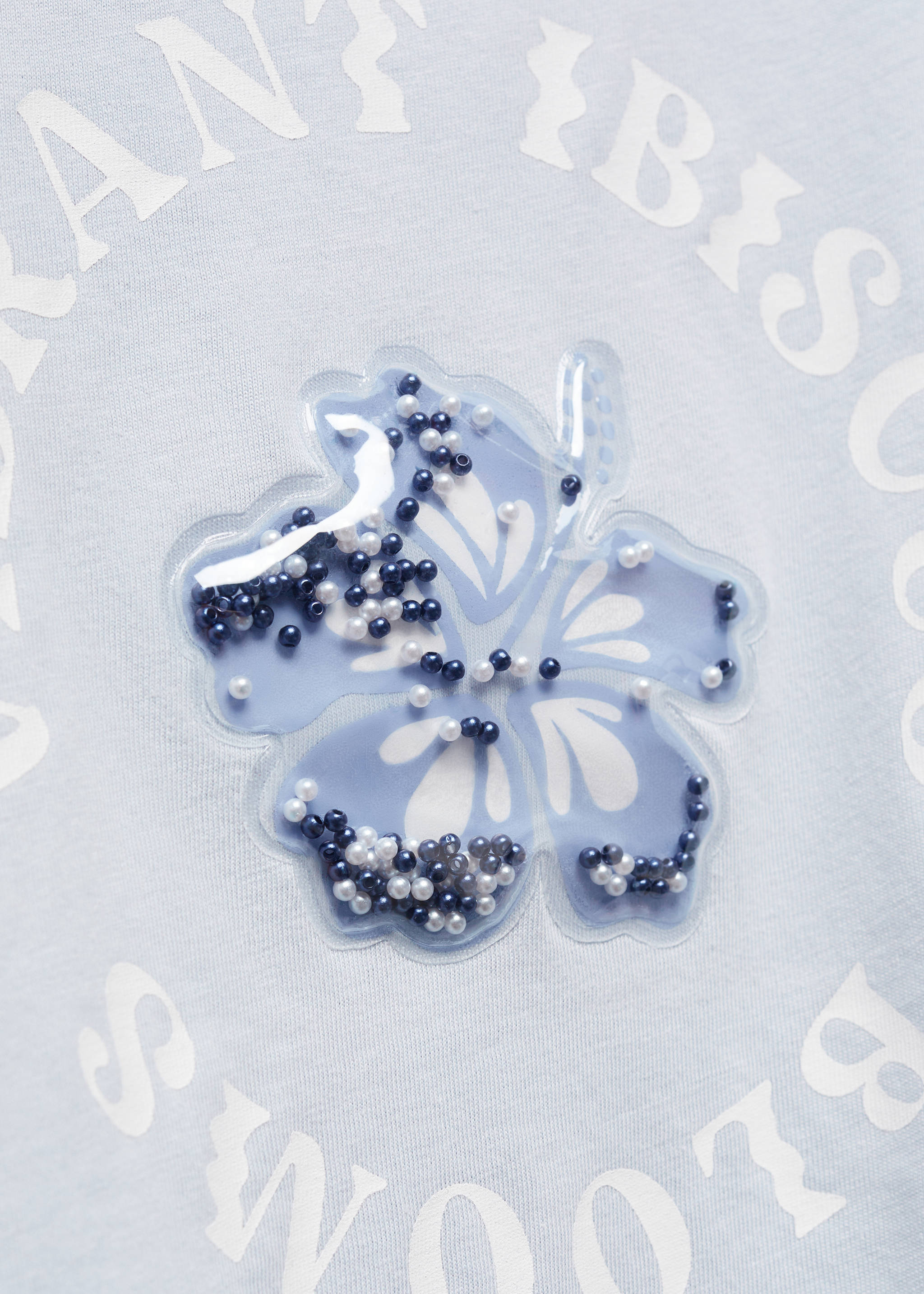 Camiseta estampada detalle relieve - Detalle del artículo 8