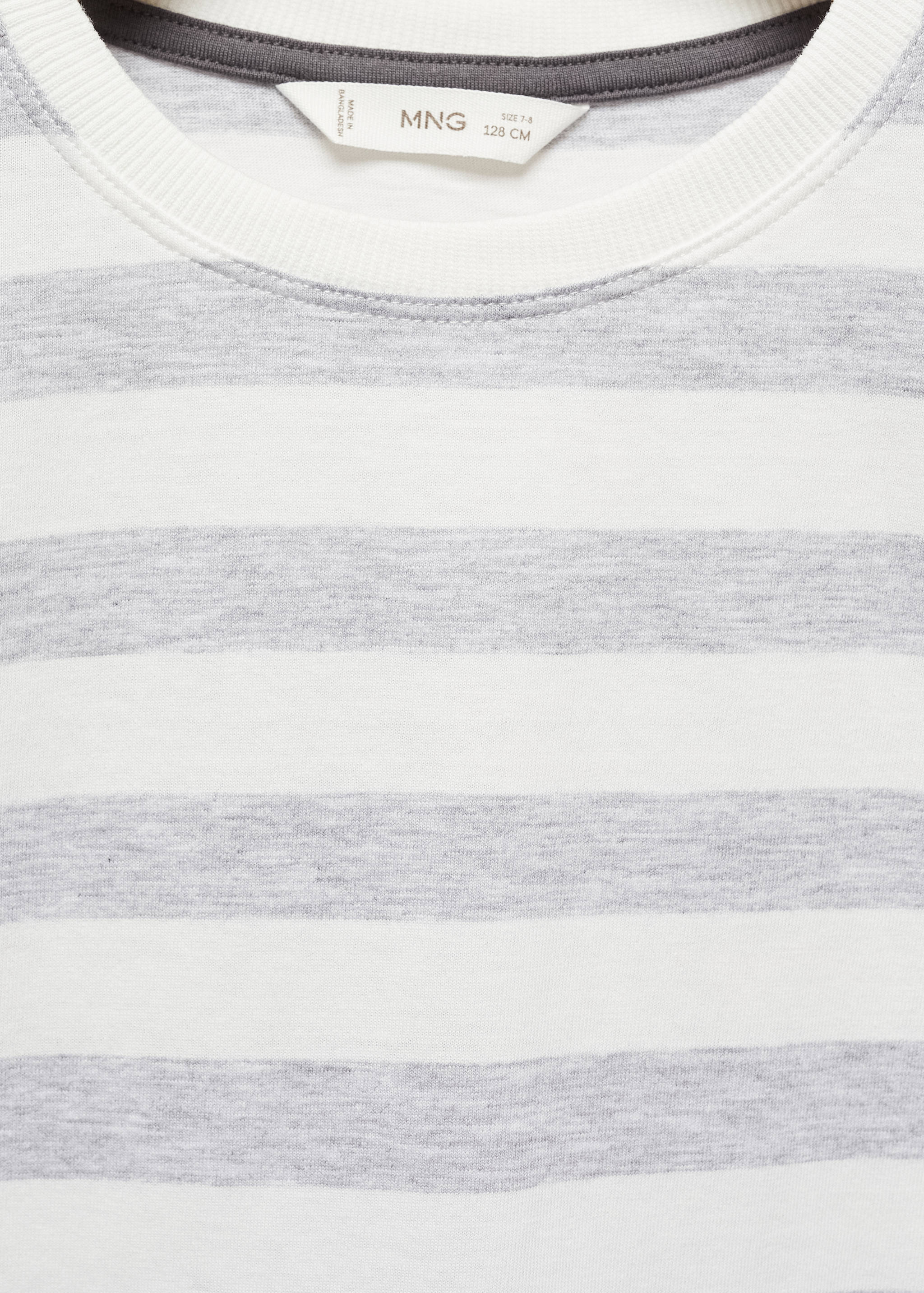 Gestreiftes Baumwoll-Shirt - Detail des Artikels 8