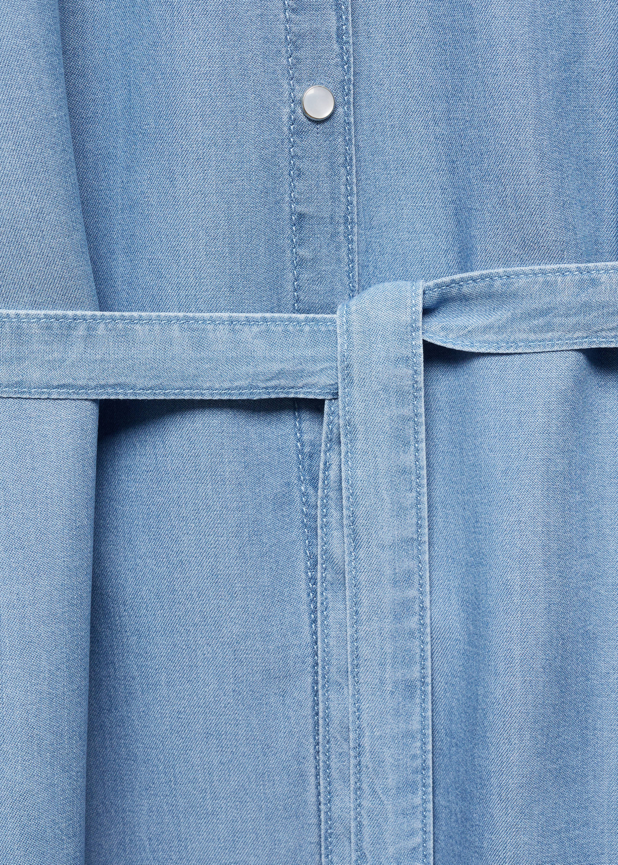 Rochie tip cămașă din denim - Detaliu al articolului 8
