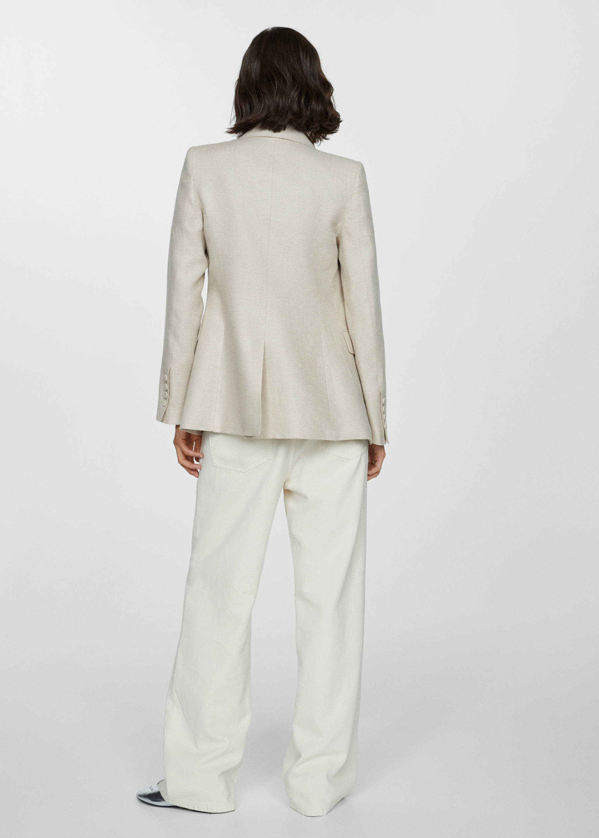 100% linen suit jacket - Reverse of the article