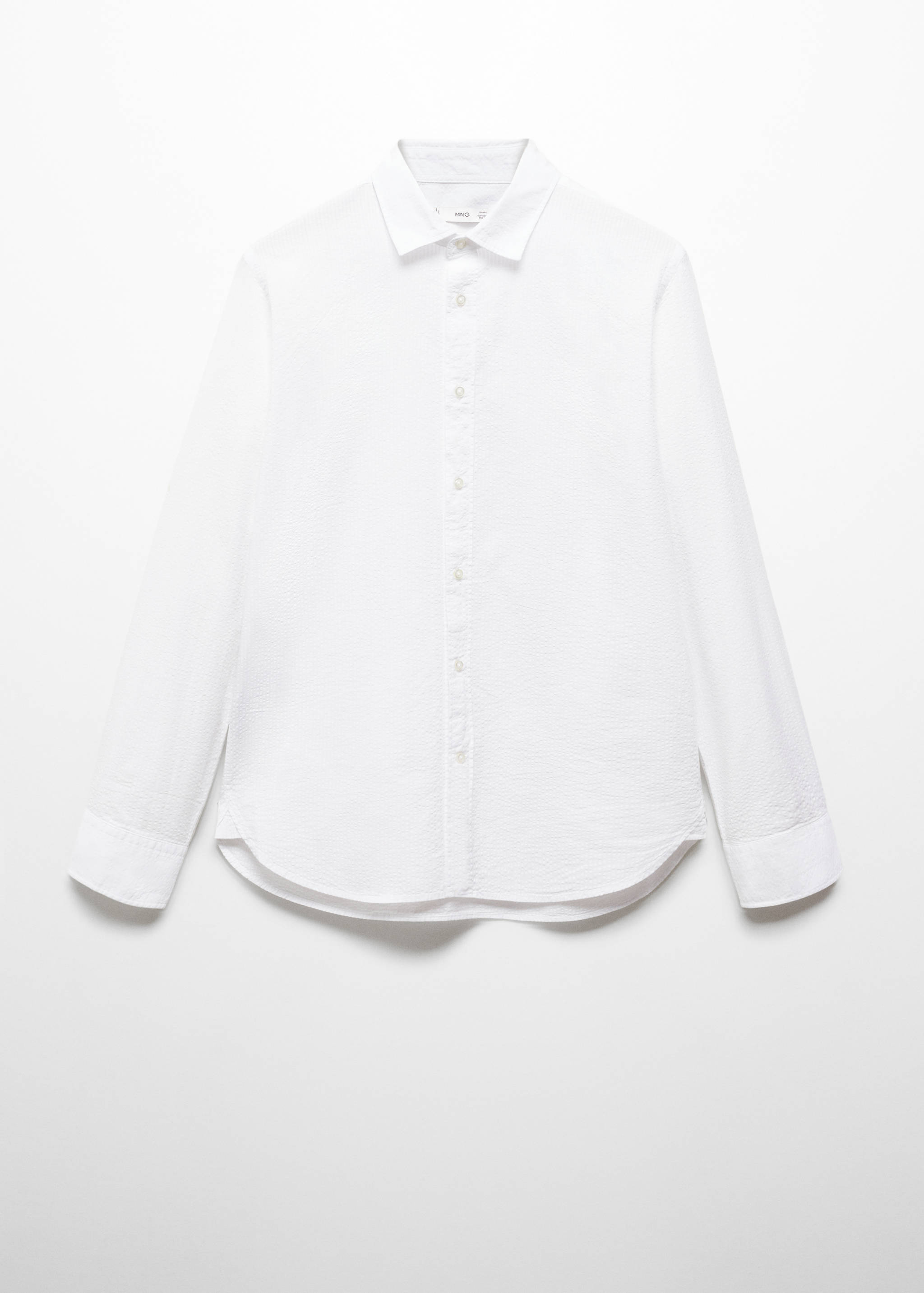 100% seersucker cotton shirt - Article without model