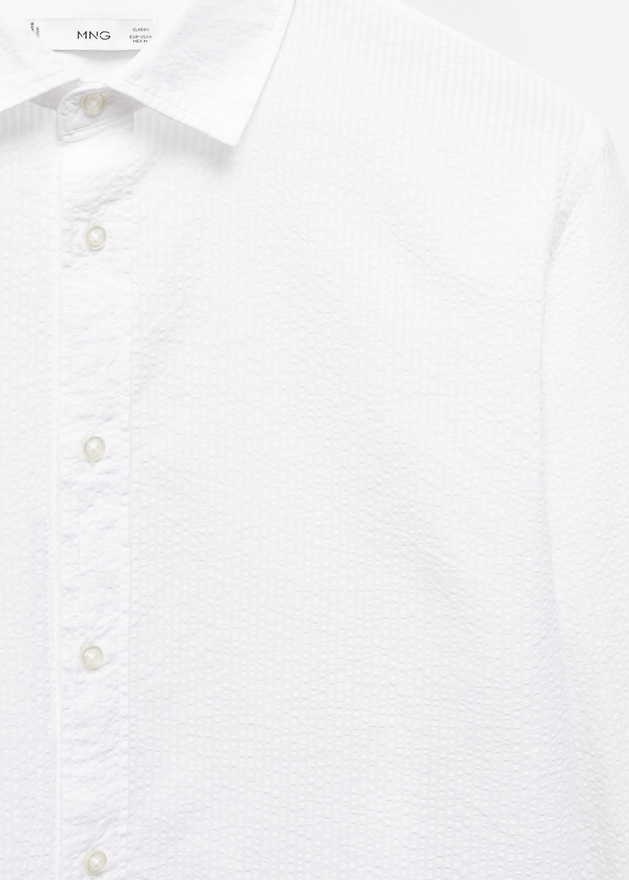 100% seersucker cotton shirt - Details of the article 8