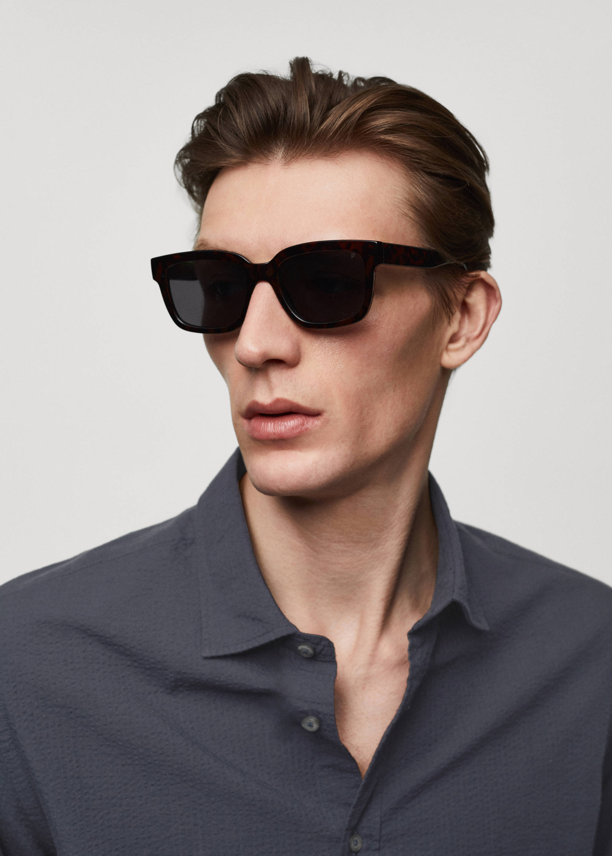 100% seersucker cotton shirt - Details of the article 1