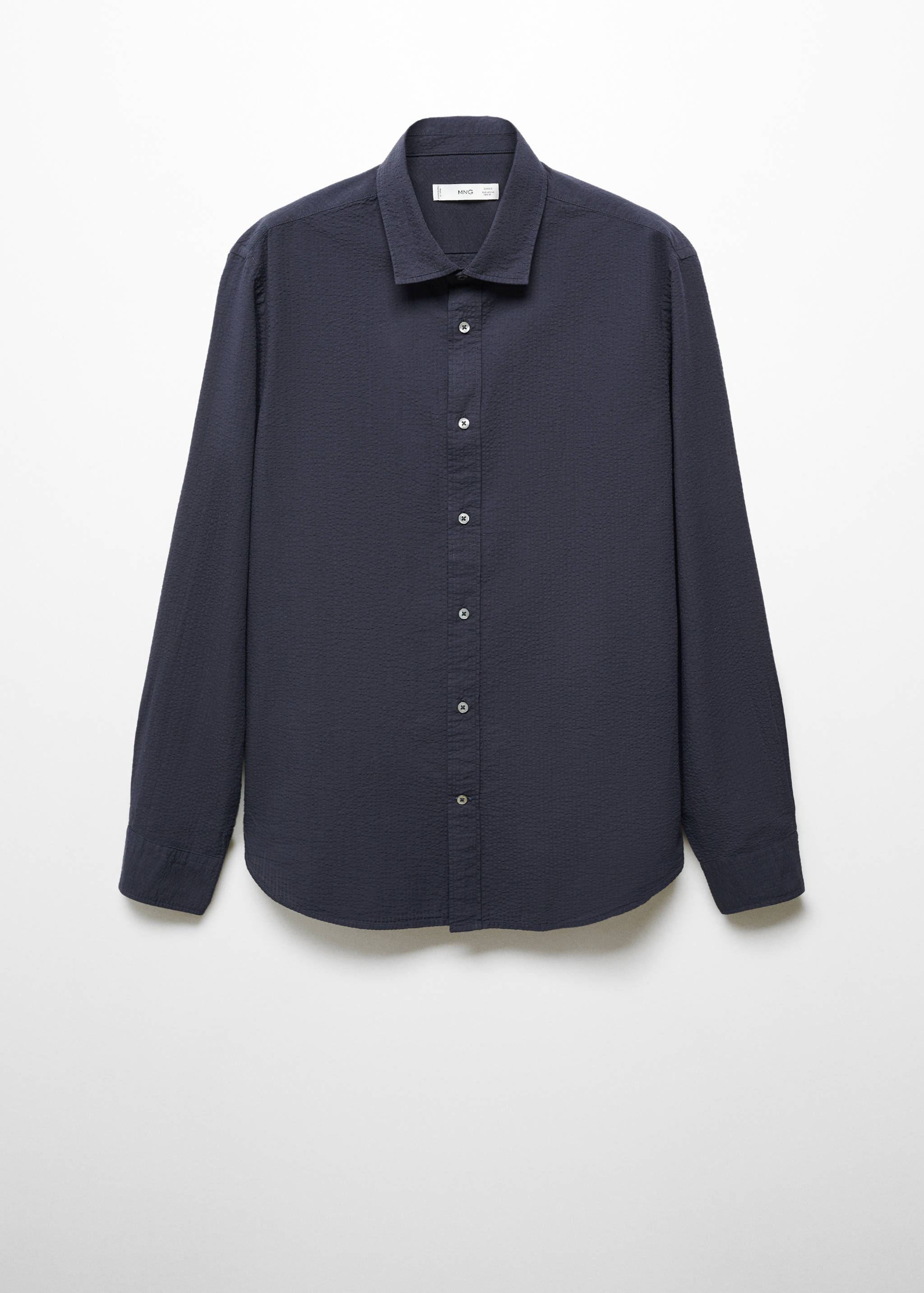 100% seersucker cotton shirt - Article without model