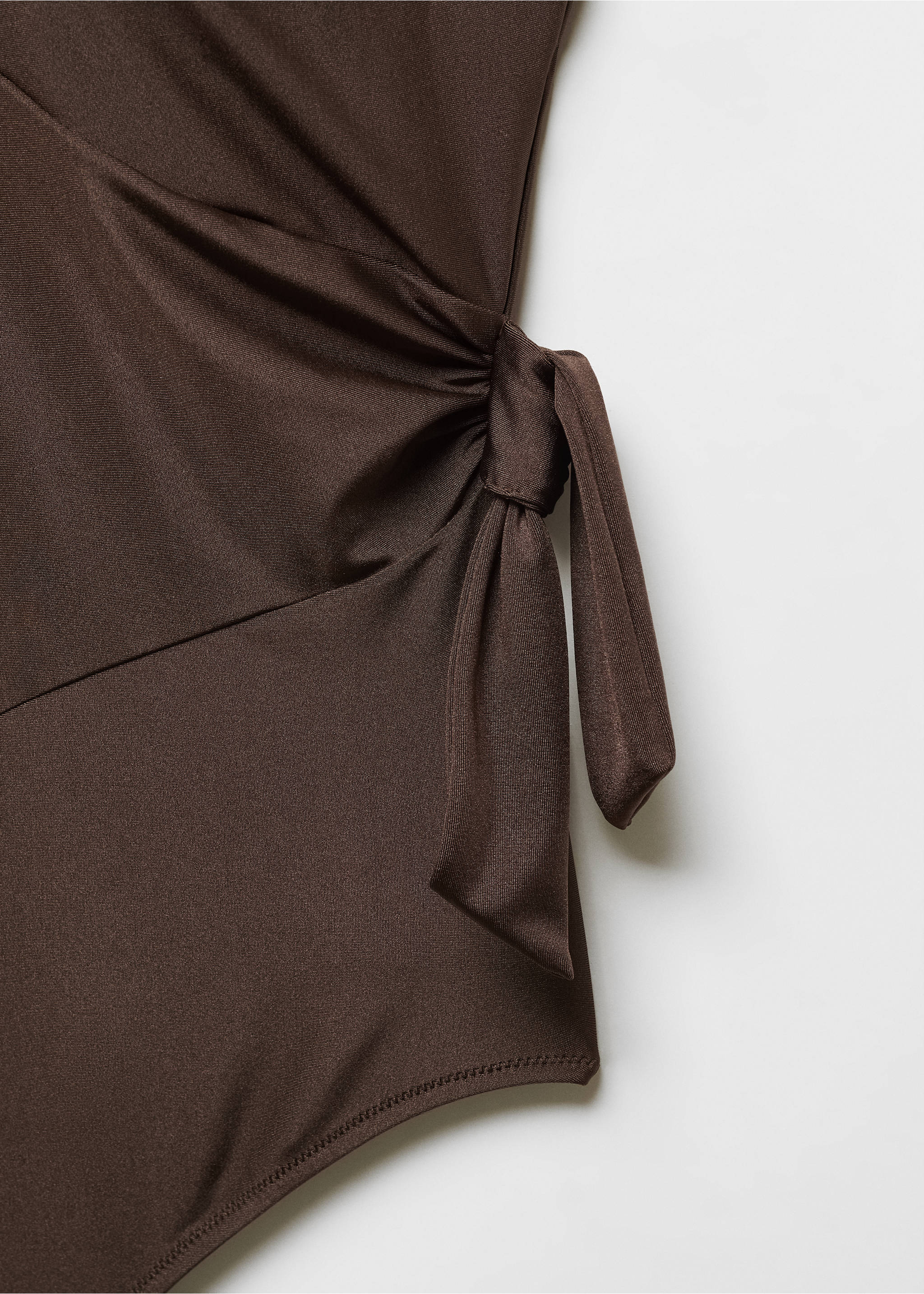 Plavky s uzlem na straně - Detail zboží 8, Čokoládová. Ref: 67026736-00.