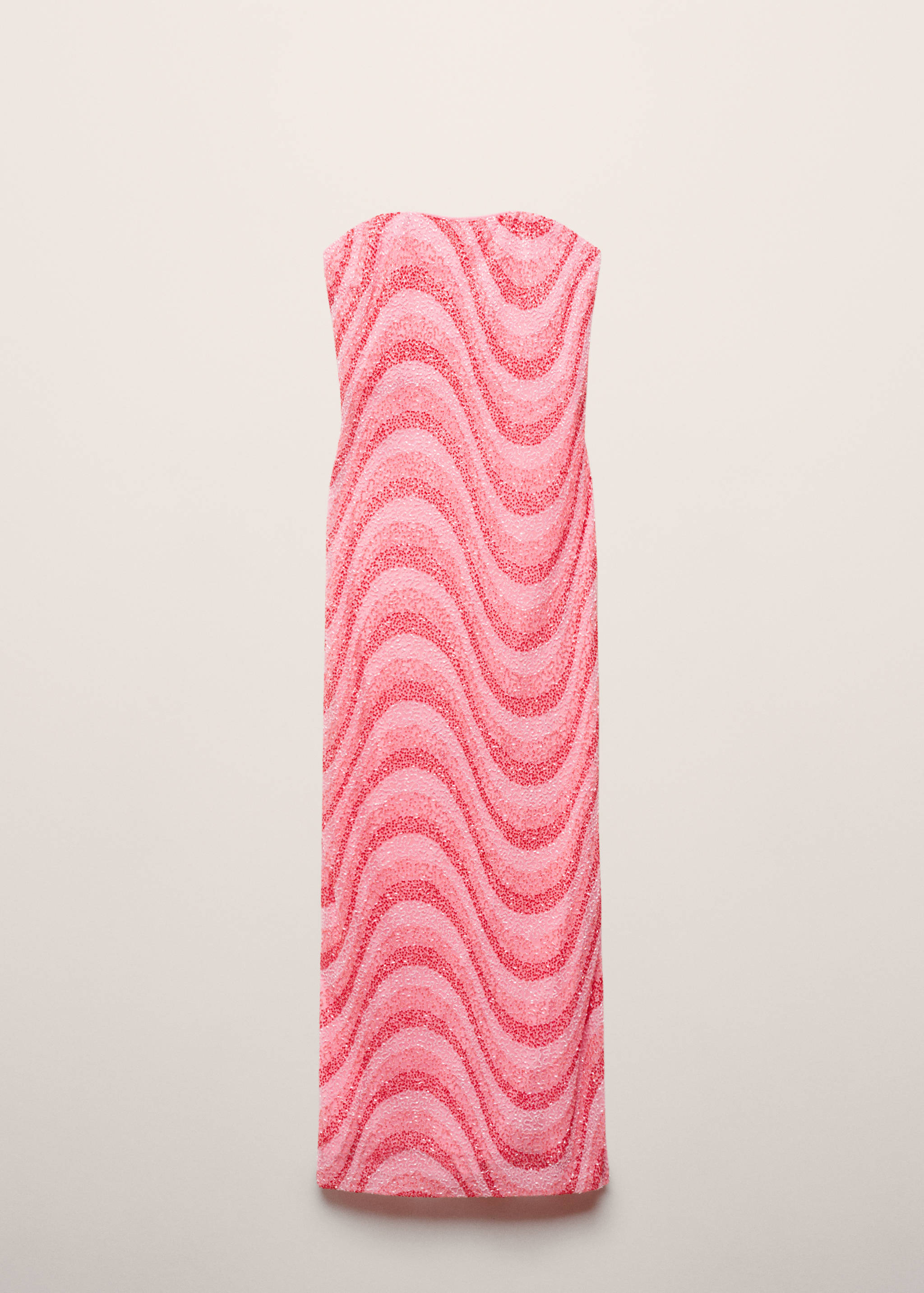 Strapless beaded dress - Article without model