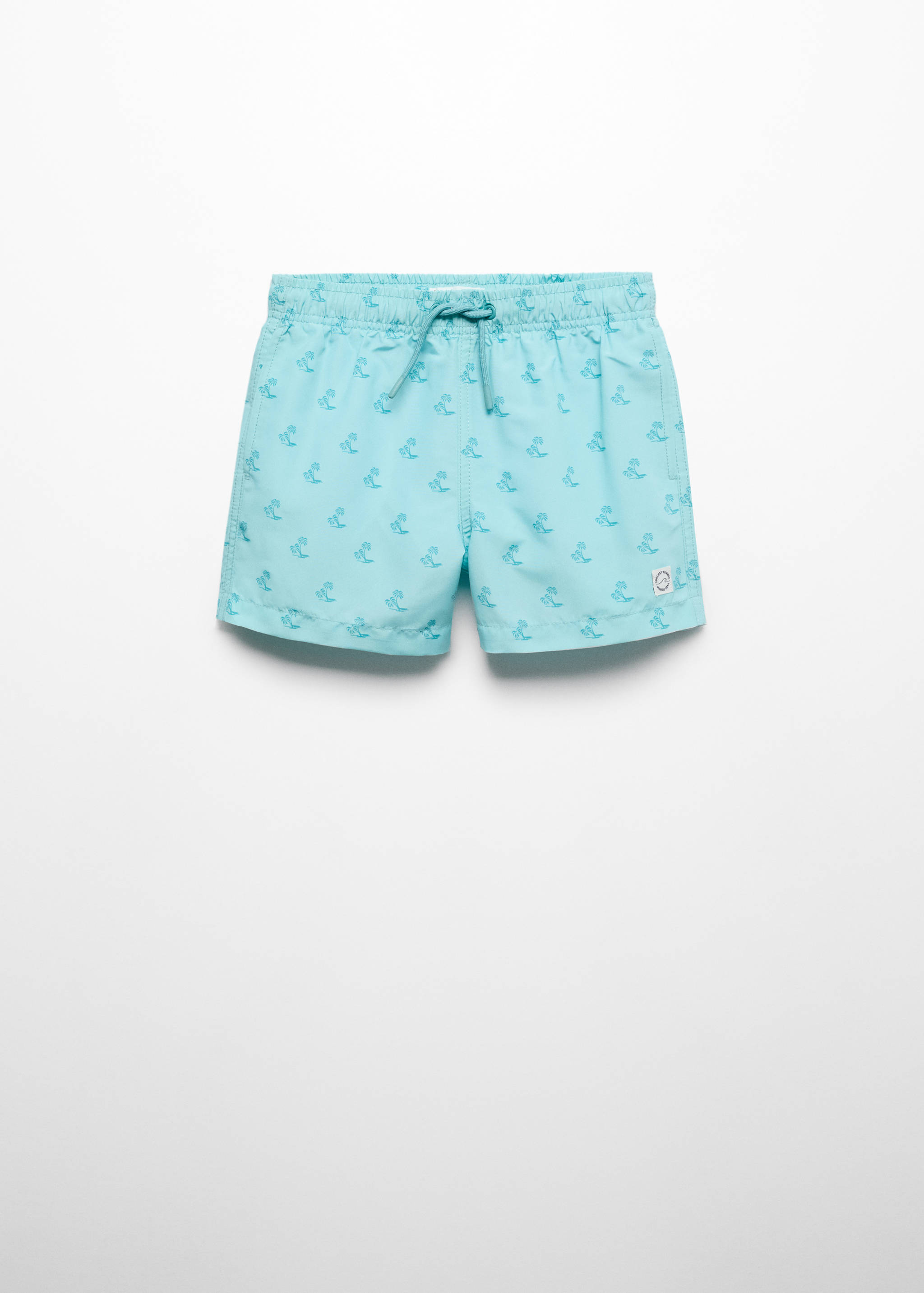Palm trees print swimsuit trunks - Article without model