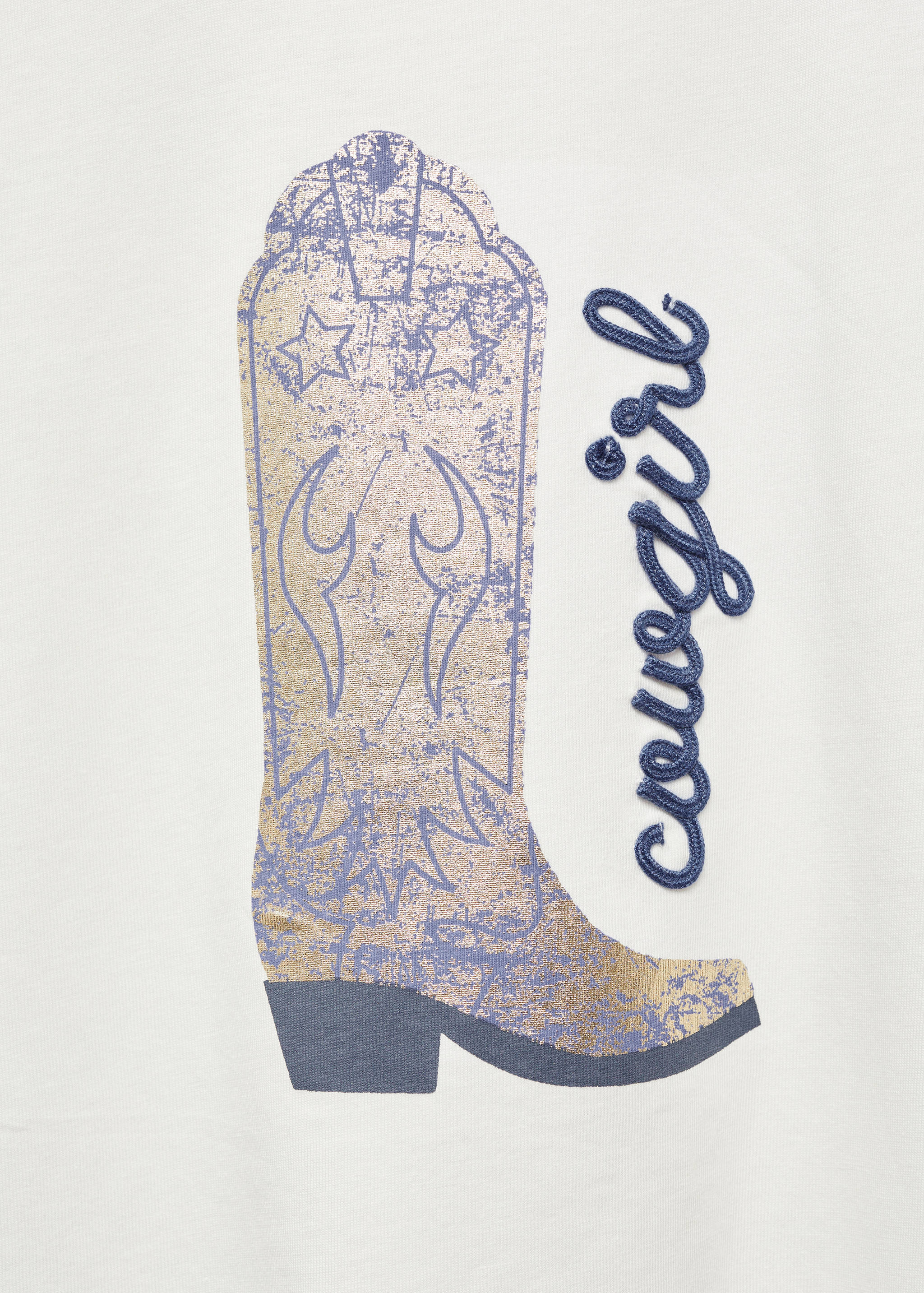 Samarreta barreja cotó estampada - Detall de l'article 8