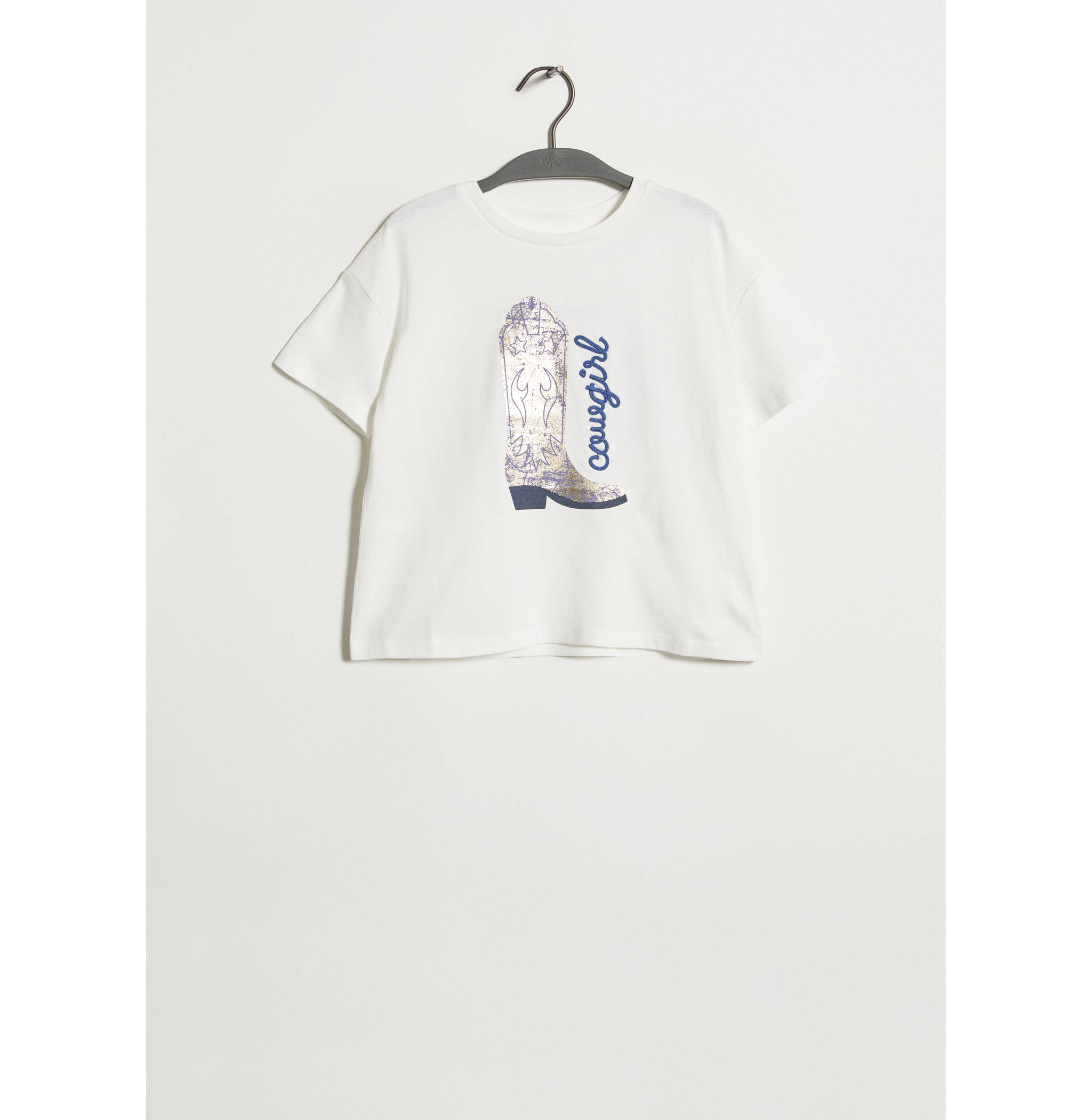 Printed cotton-blend T-shirt - Article without model