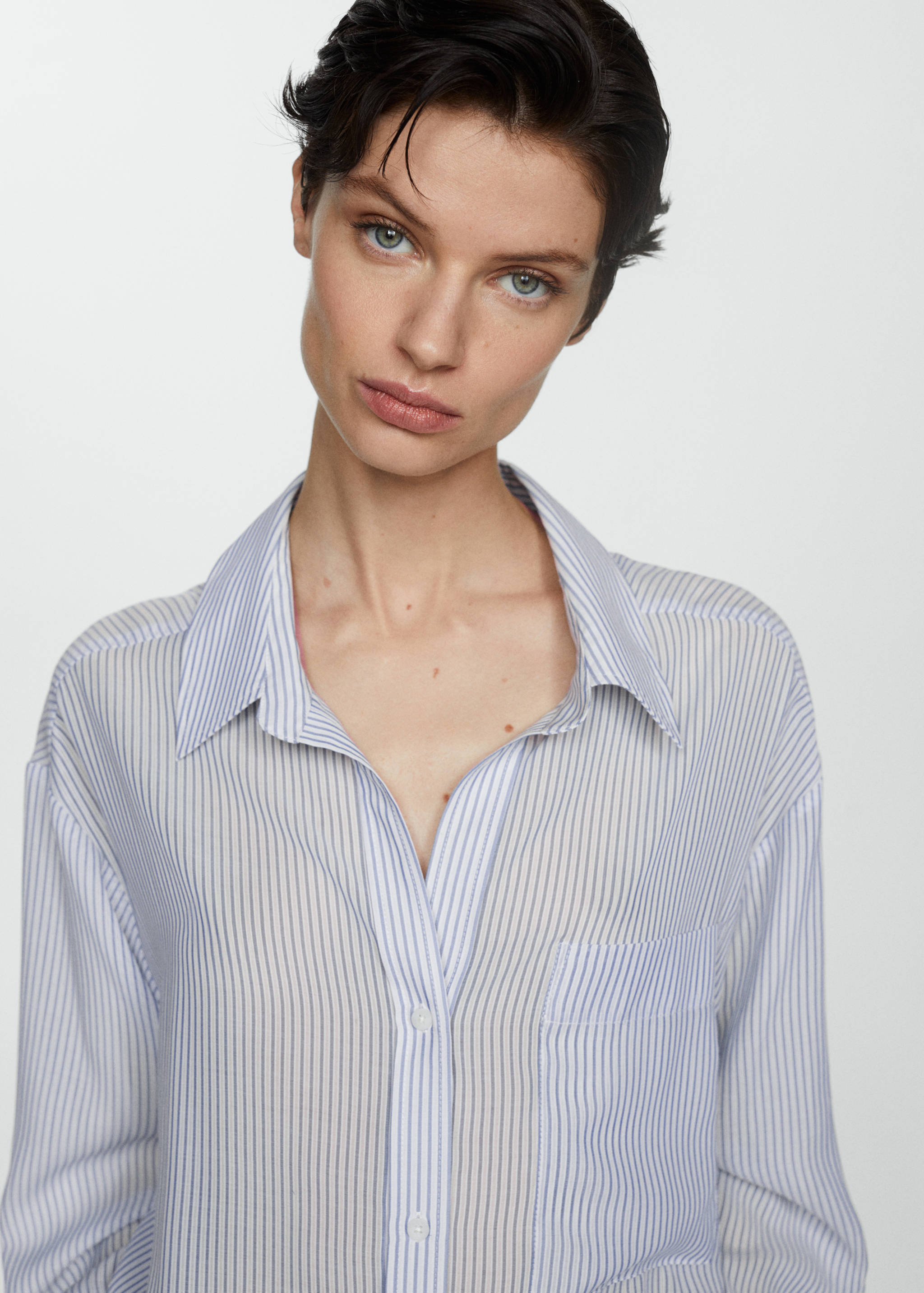 Camisa ratlles butxaca - Detall de l'article 1
