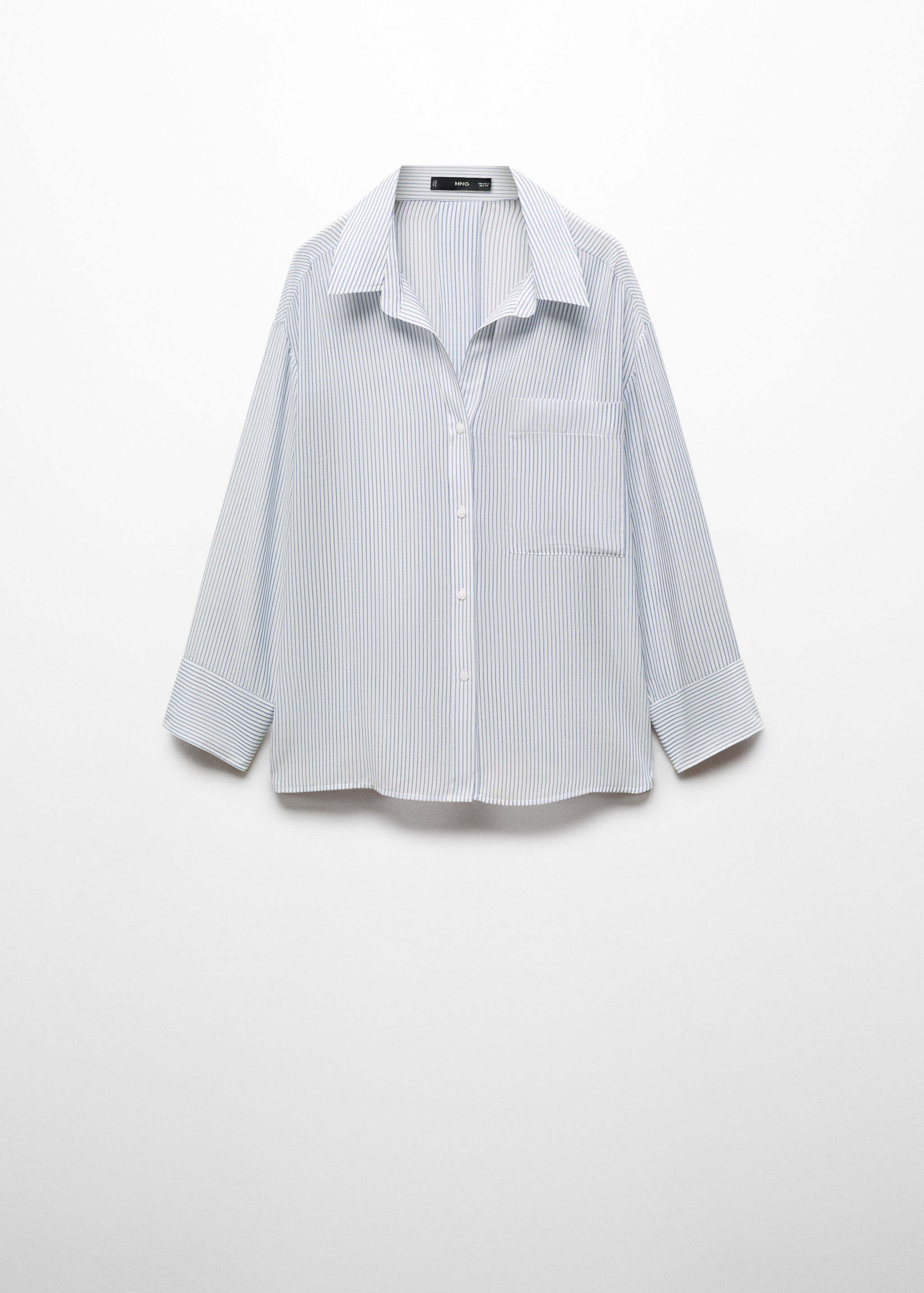 Camisa ratlles butxaca - Article sense model
