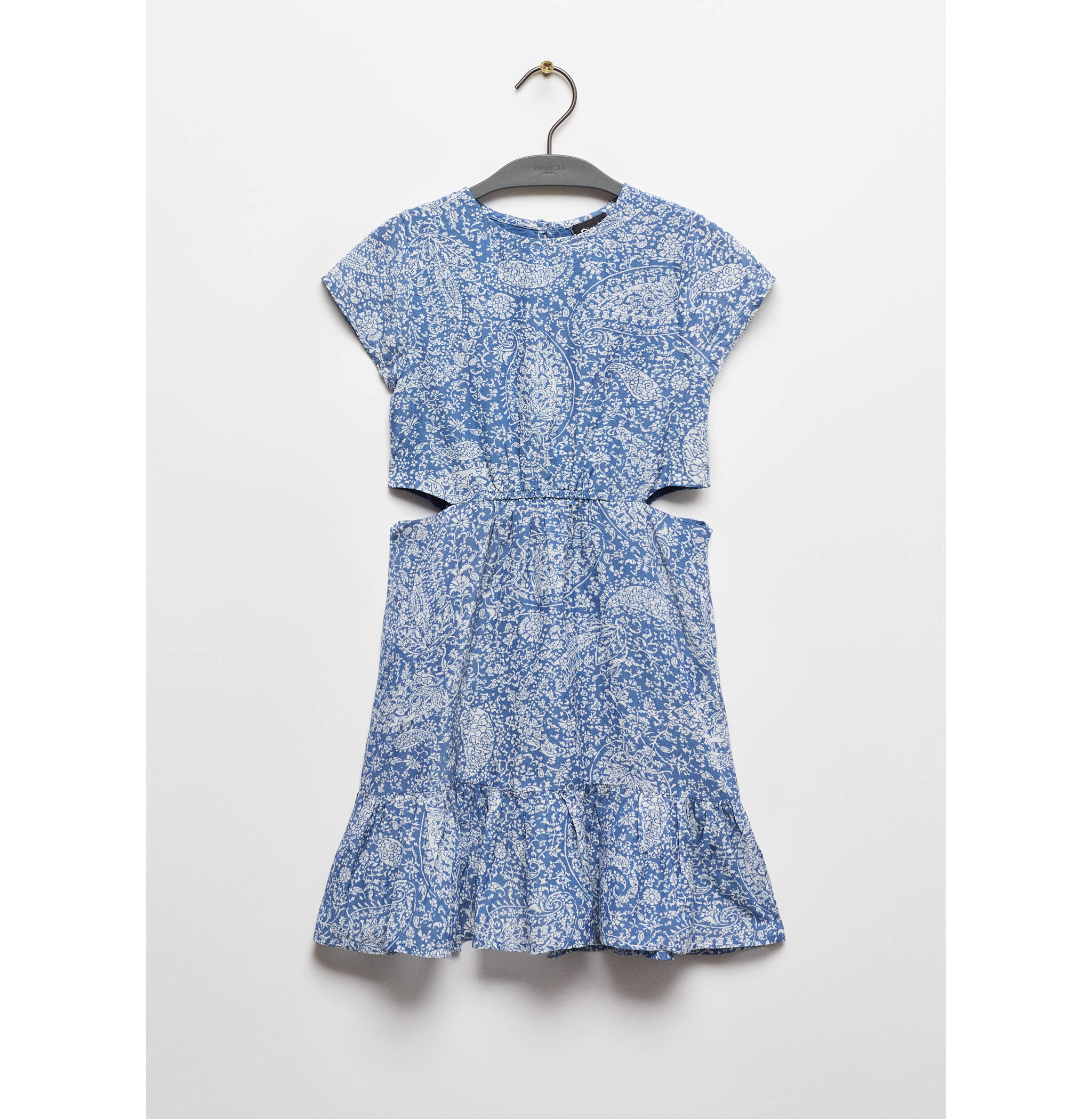 Printed dress with openings - Article without model