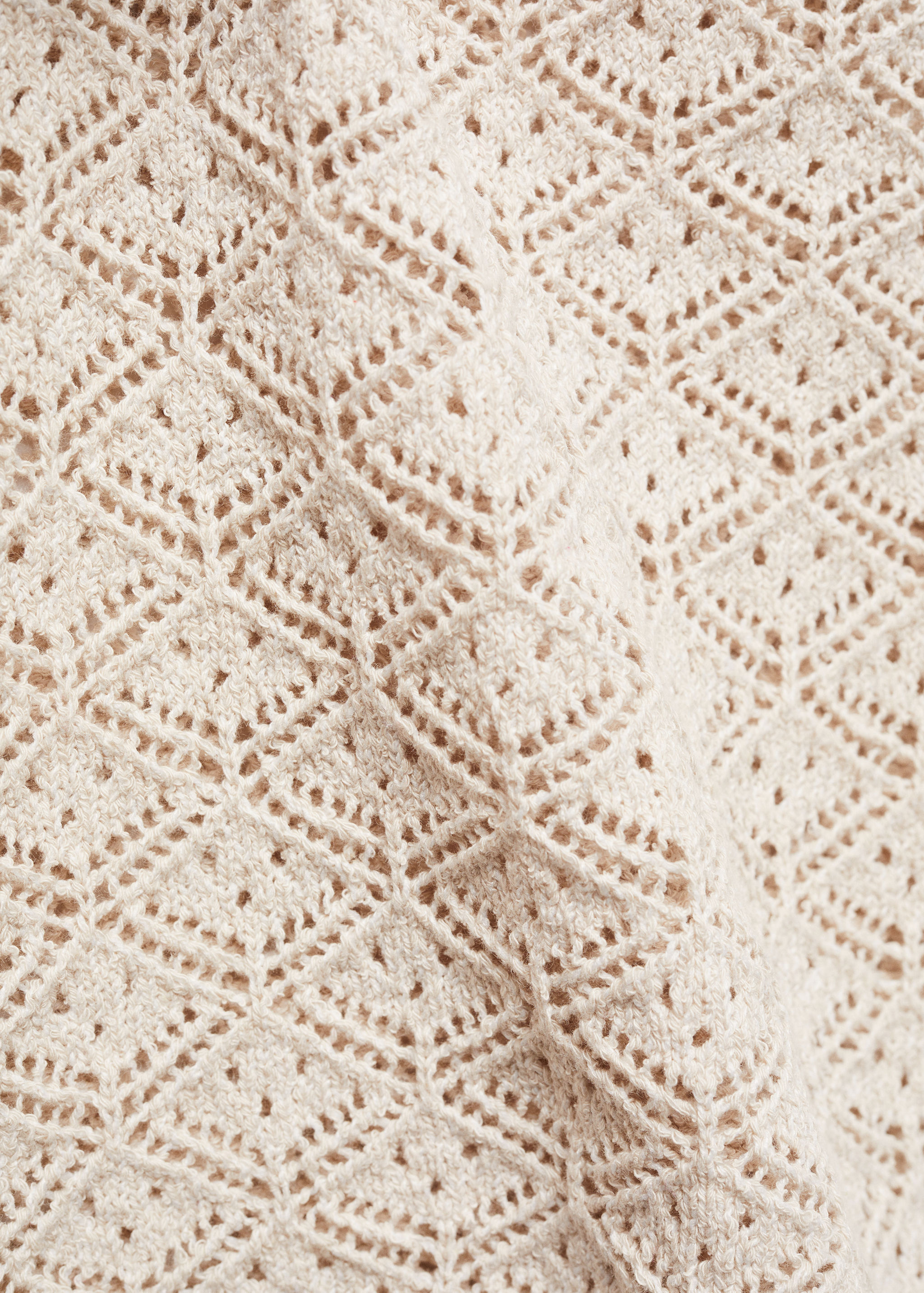 Kurzämliger Pullover mit Lochmuster - Detail des Artikels 8