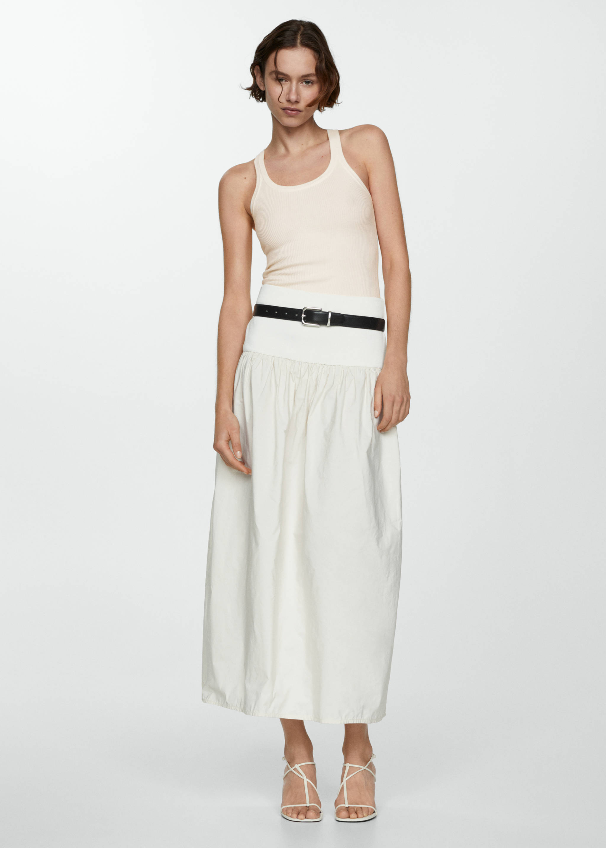 Ribbed knit top - General plane