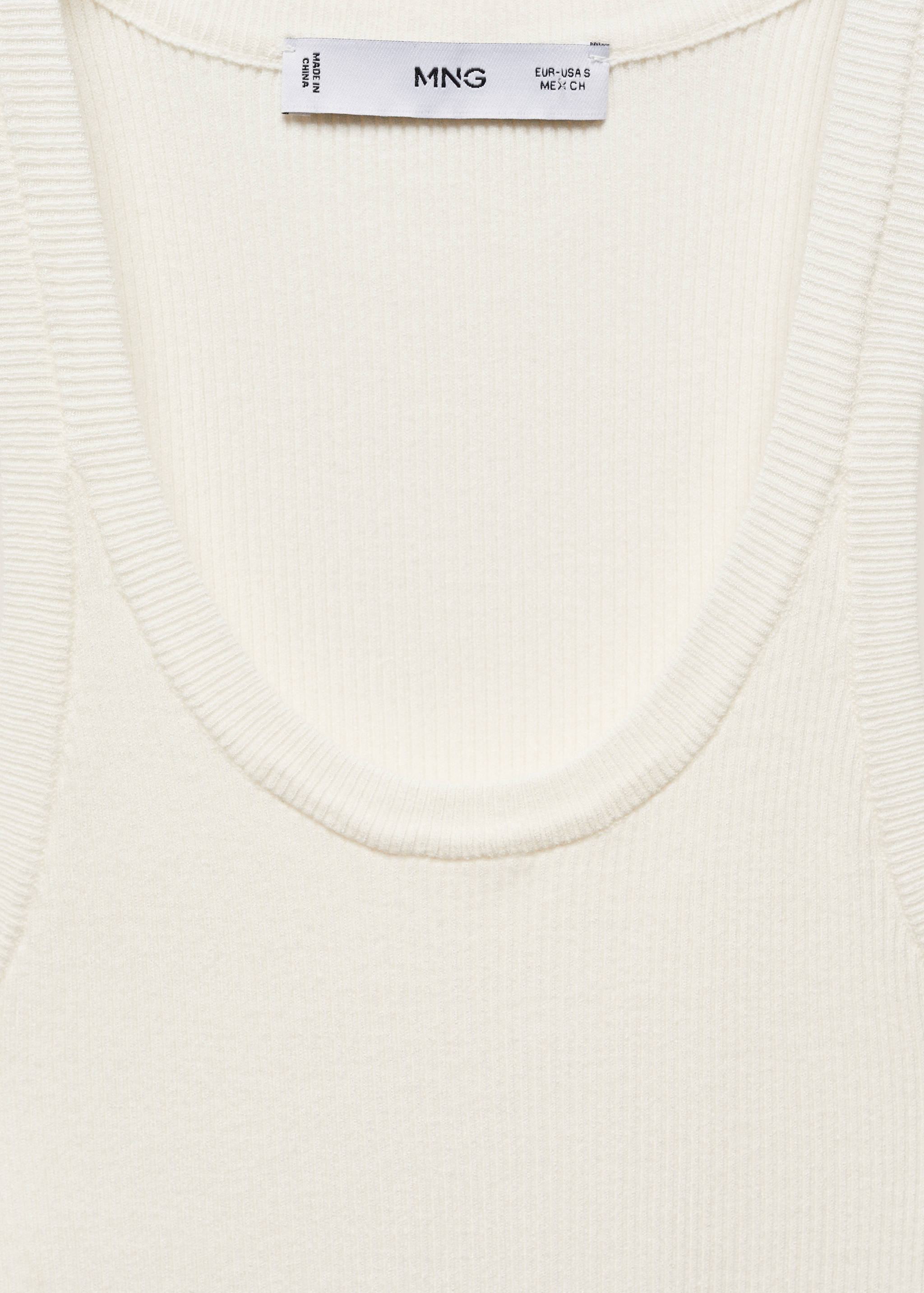 Ribbed knit top - Details of the article 8