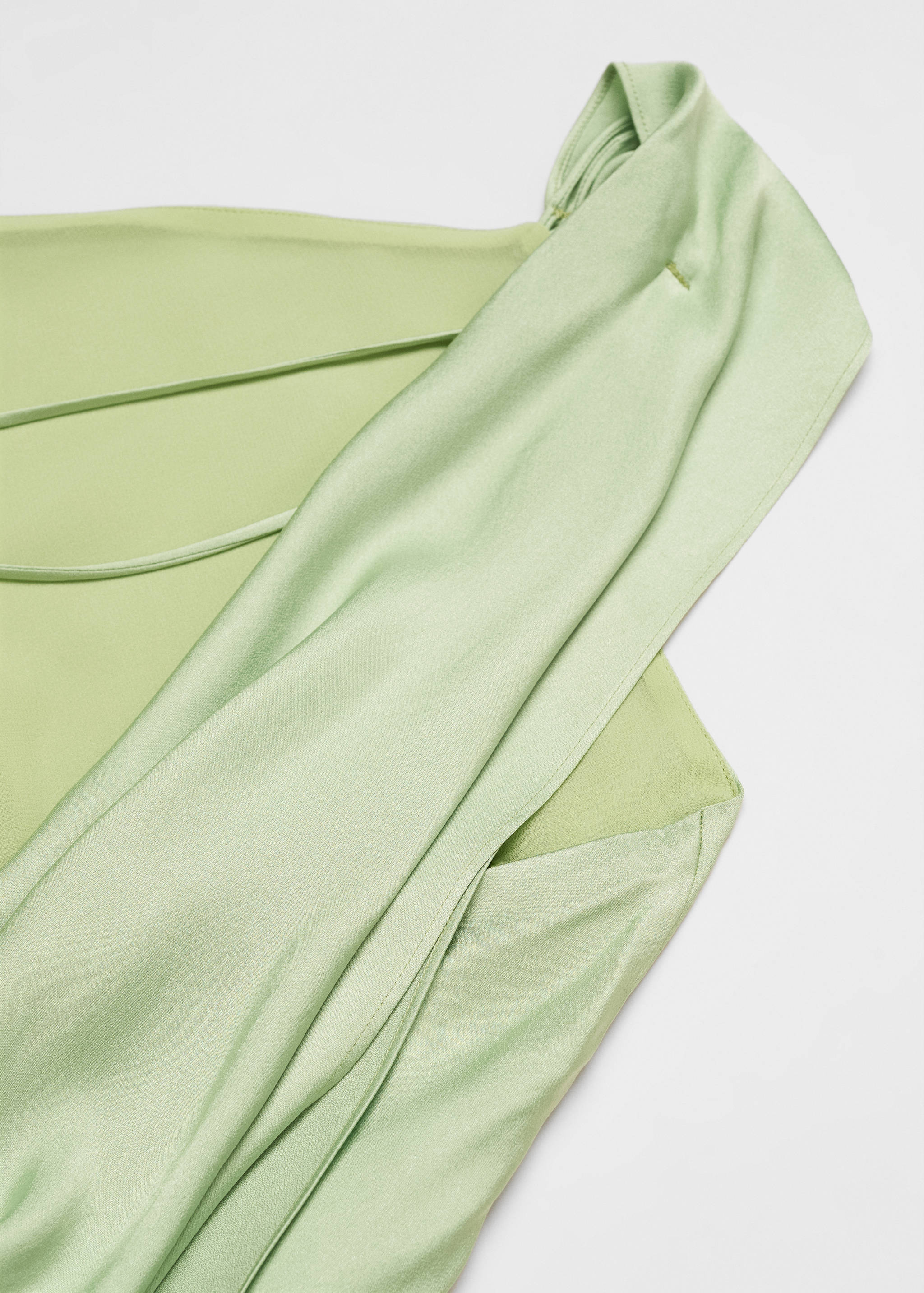 Asymmetrical dress with straps - Details of the article 8