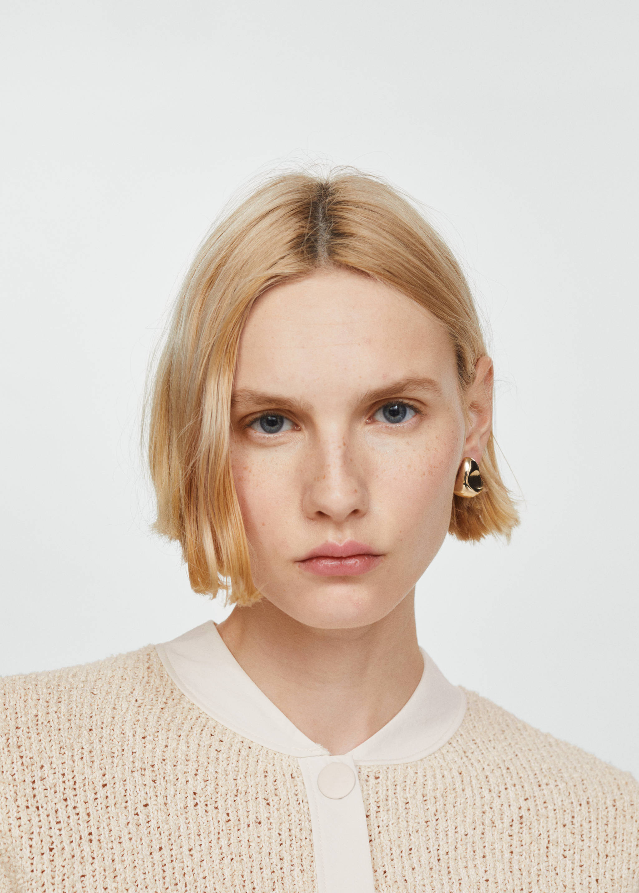 Contrast edge cardigan - Details of the article 1