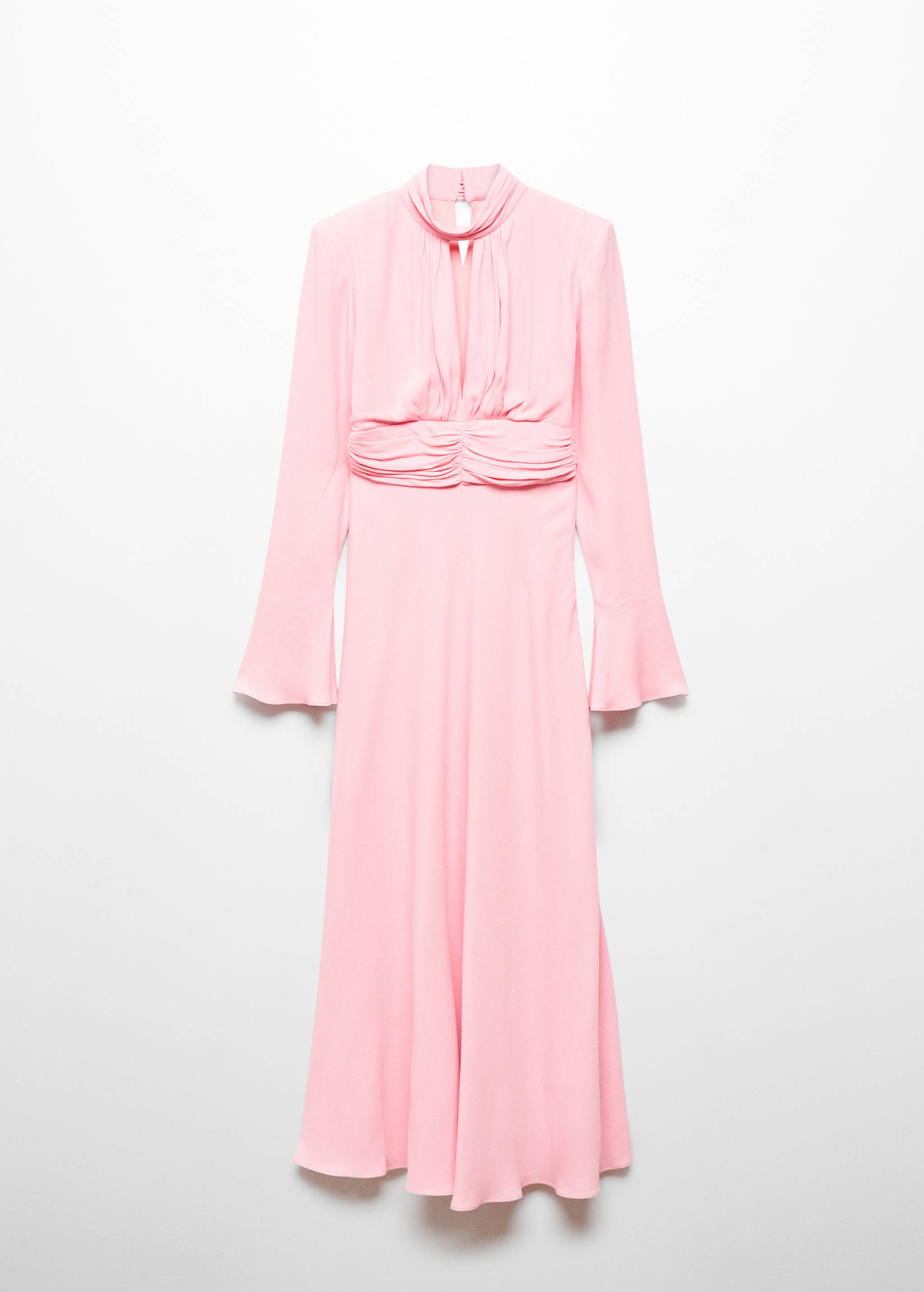 Dress with pleated details and opening - Article without model