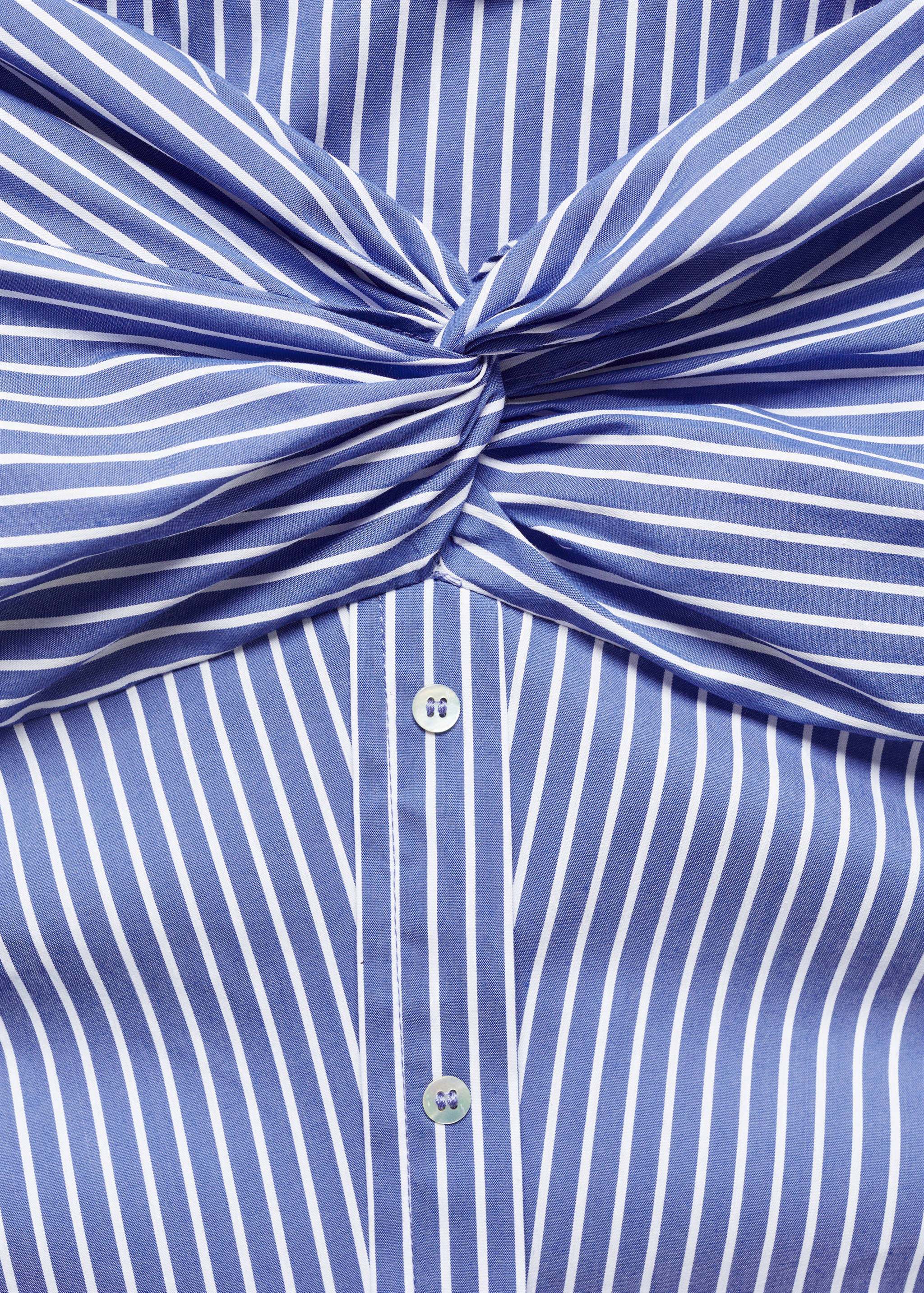 Striped dress with bare shoulders - Details of the article 8