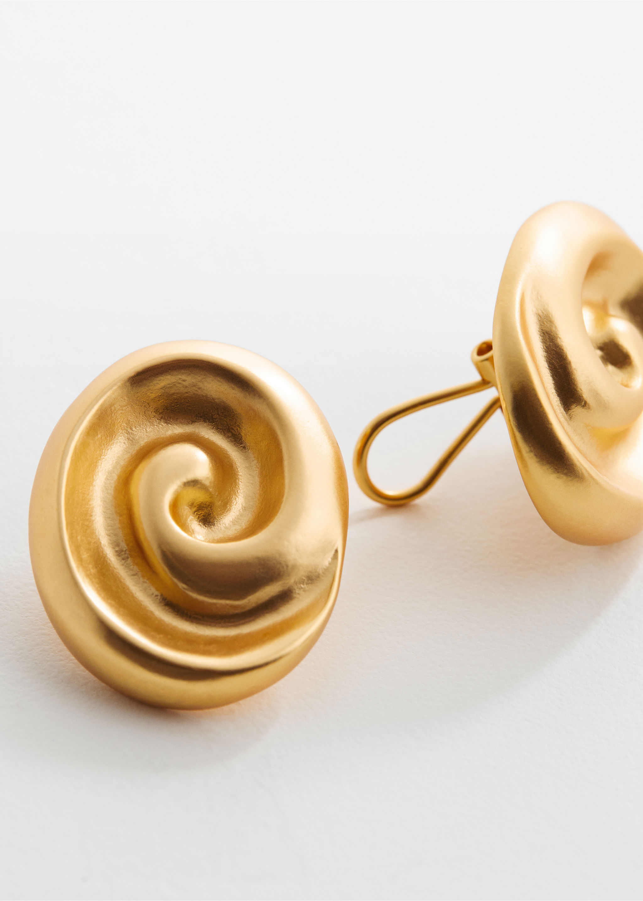 Boucles d'oreilles rondes spirale - Détail de l'article 1