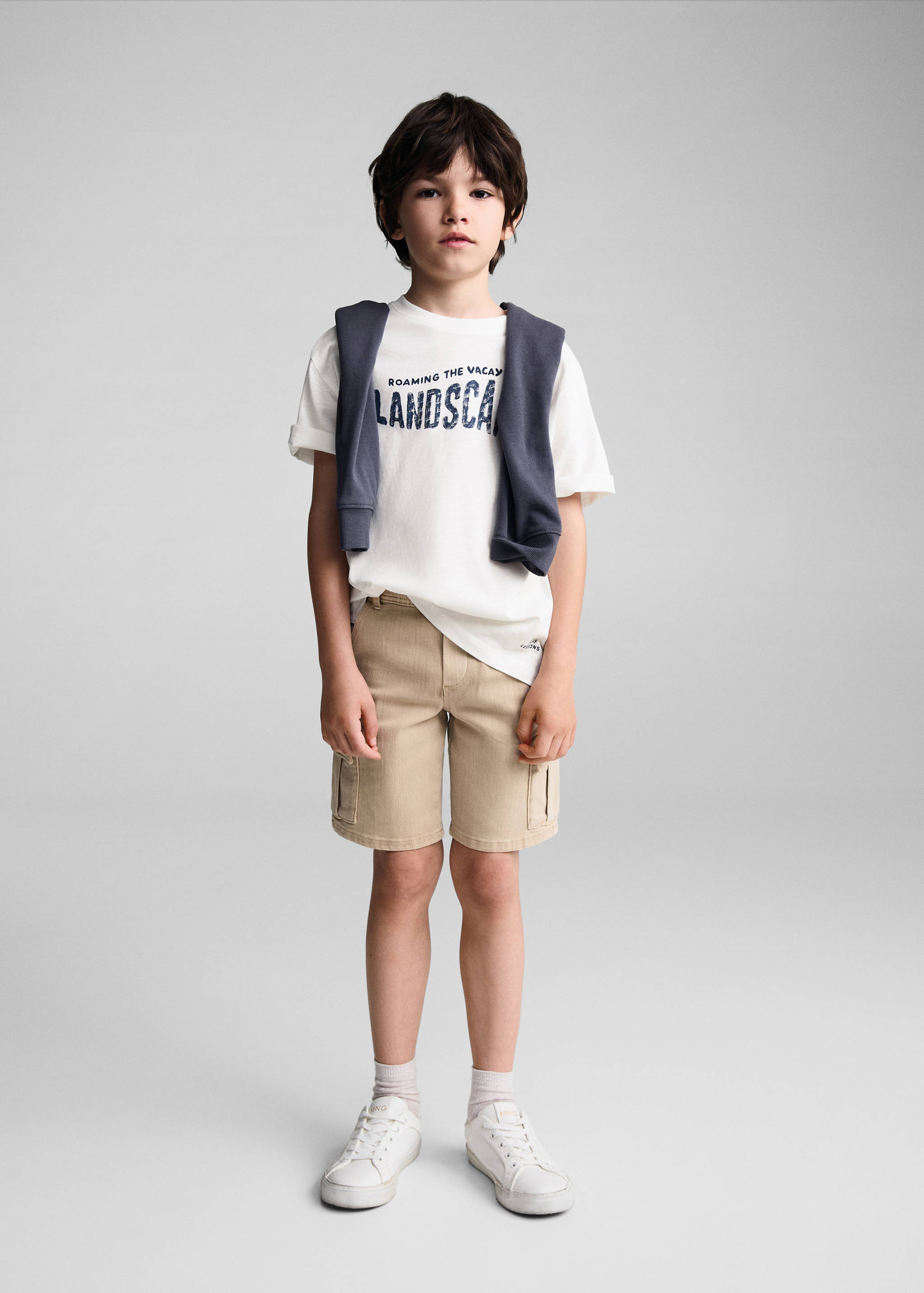 T-shirt coton imprimé - Plan général