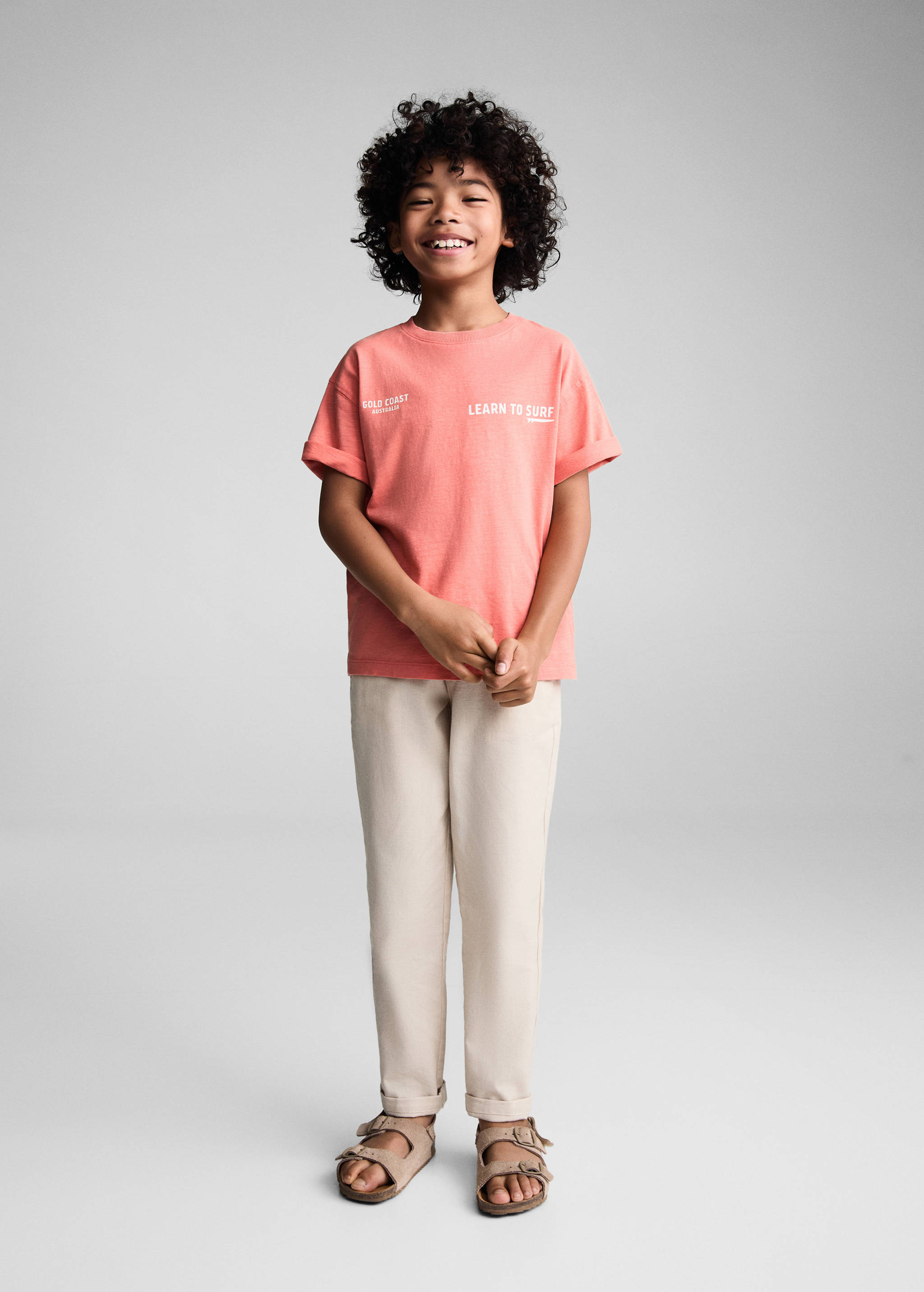 T-shirt coton imprimé - Plan général