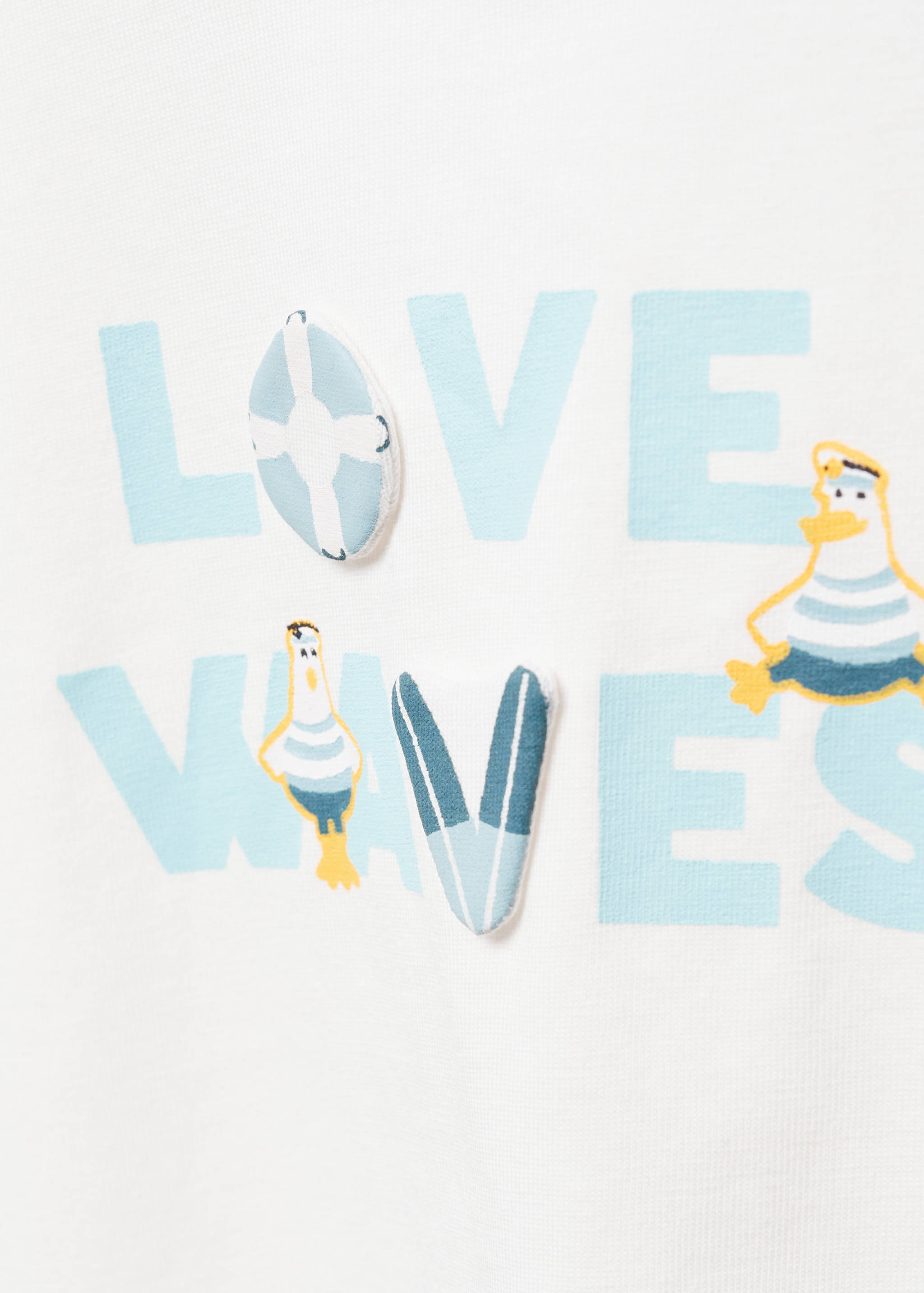 Μπλουζάκι στάμπα μήνυμα - Λεπτομέρεια του προϊόντος 8