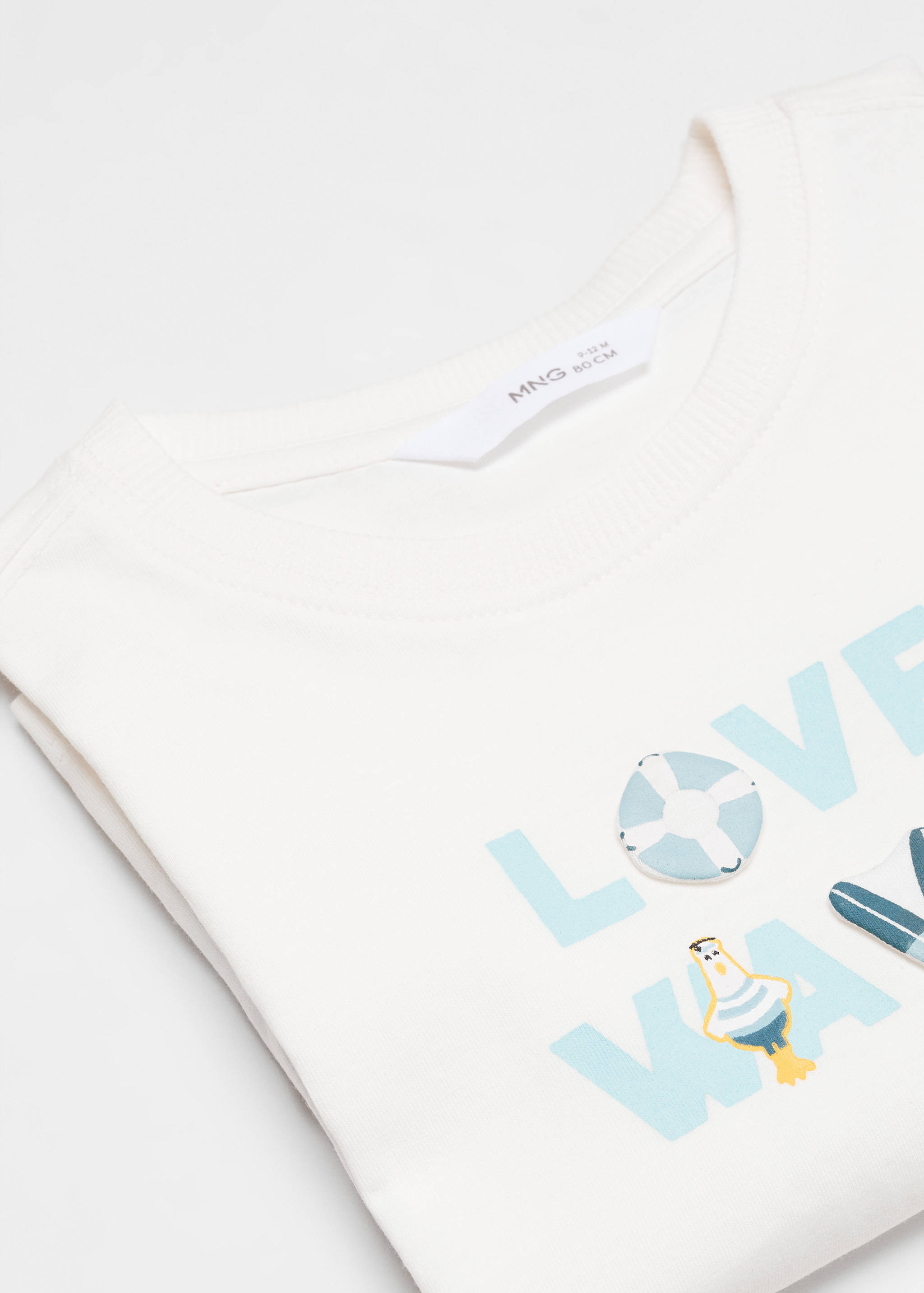 Μπλουζάκι στάμπα μήνυμα - Λεπτομέρεια του προϊόντος 0