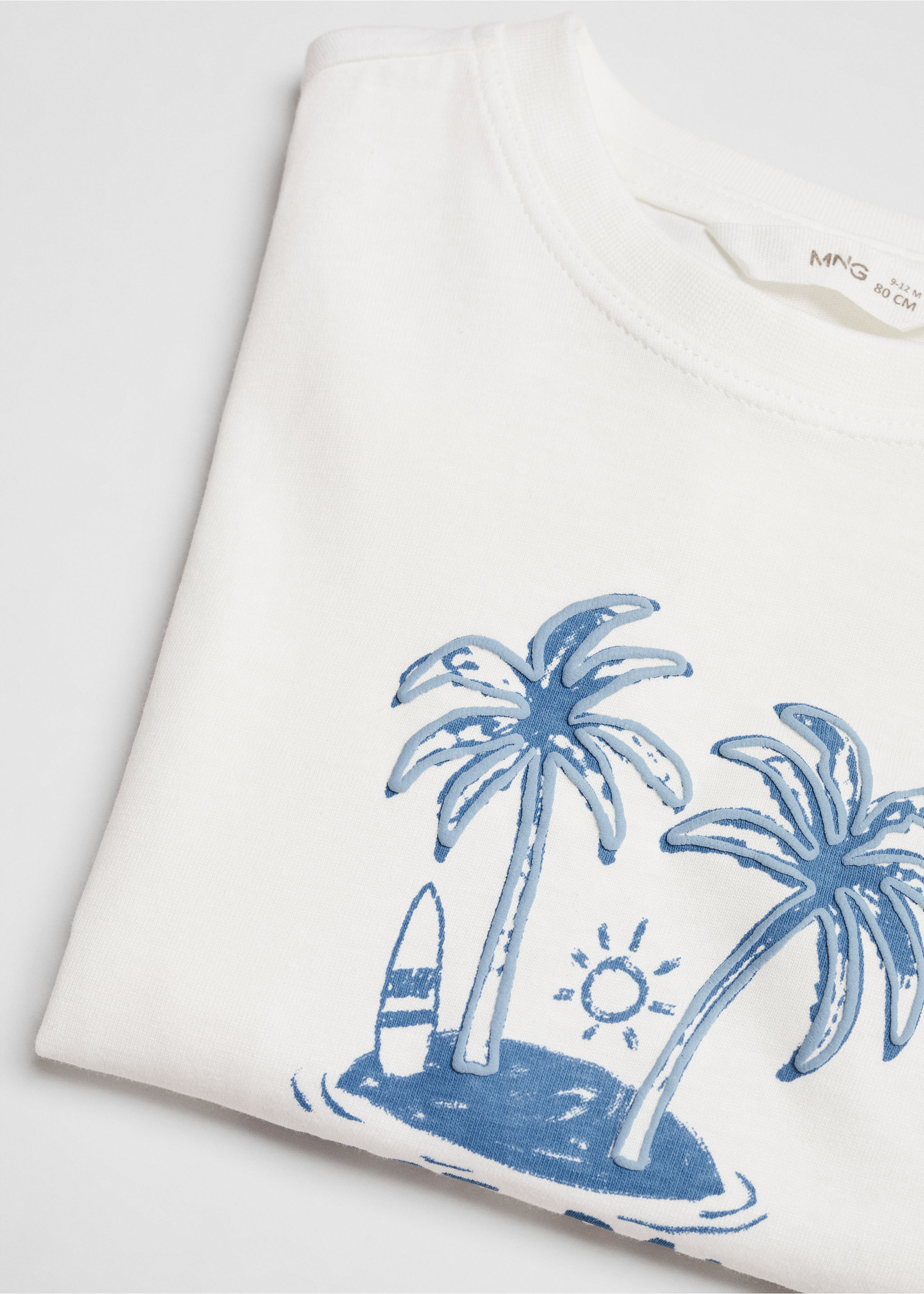 Bedrucktes Baumwoll-T-Shirt - Detail des Artikels 0