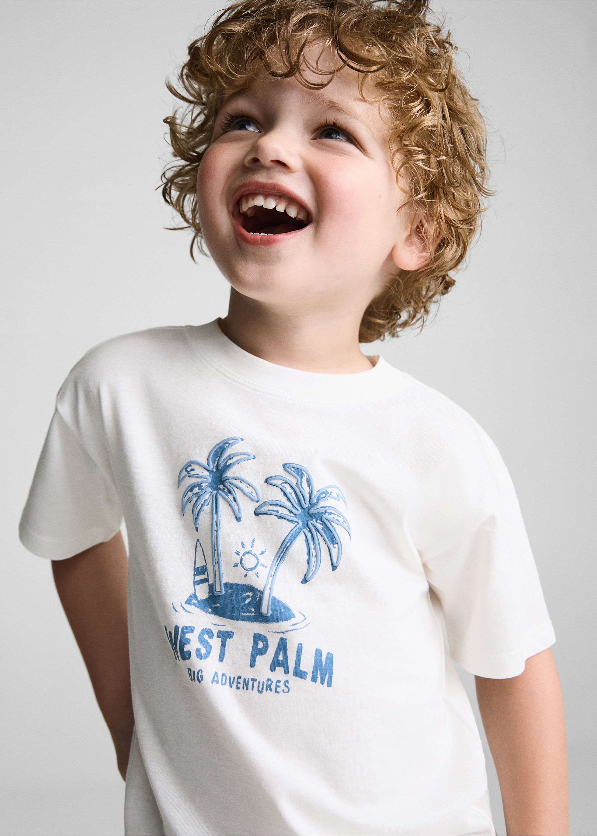Bedrucktes Baumwoll-T-Shirt - Detail des Artikels 1