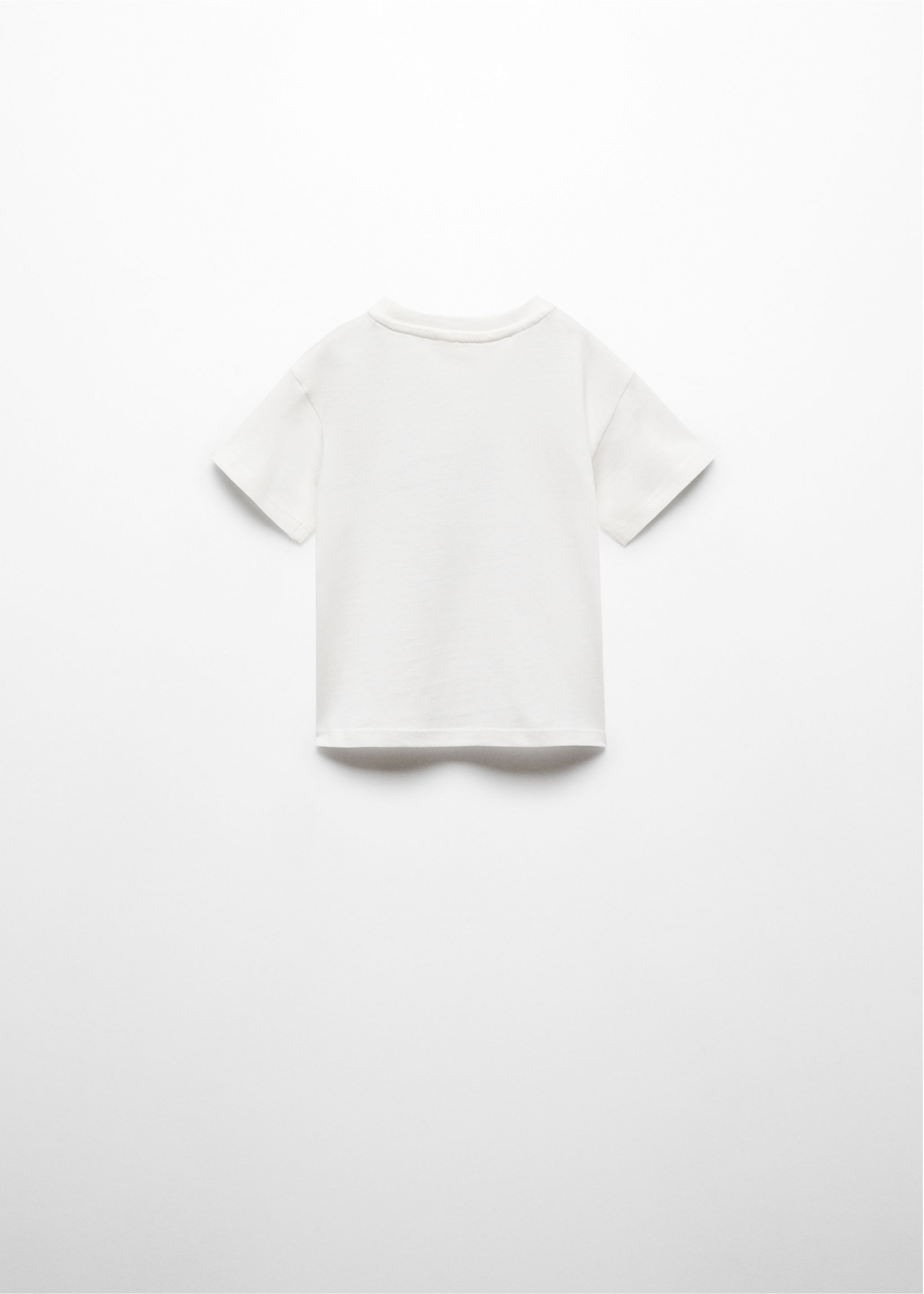 Bedrucktes Baumwoll-T-Shirt - Rückseite des Artikels