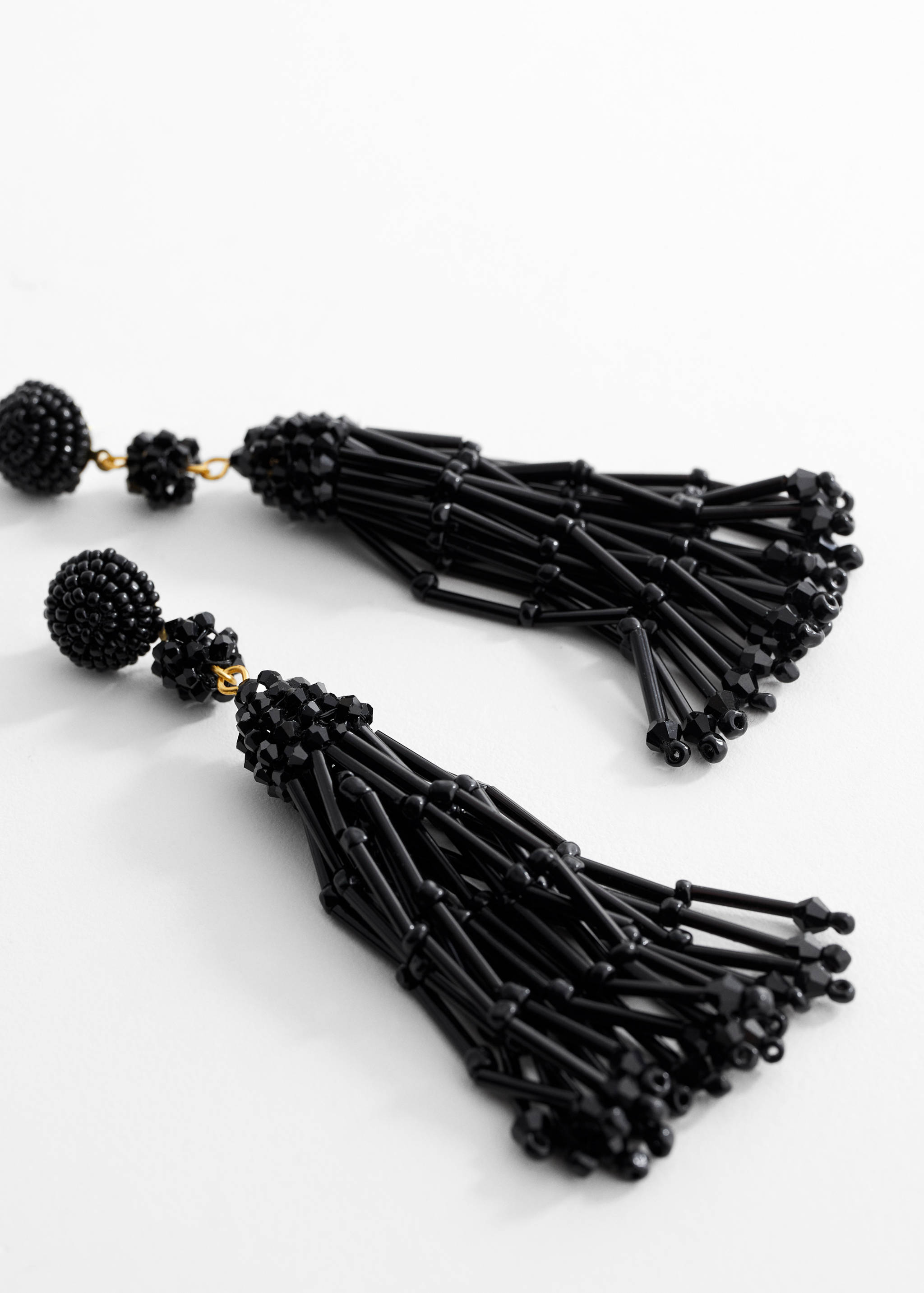 Long crystal earrings - Medium plane