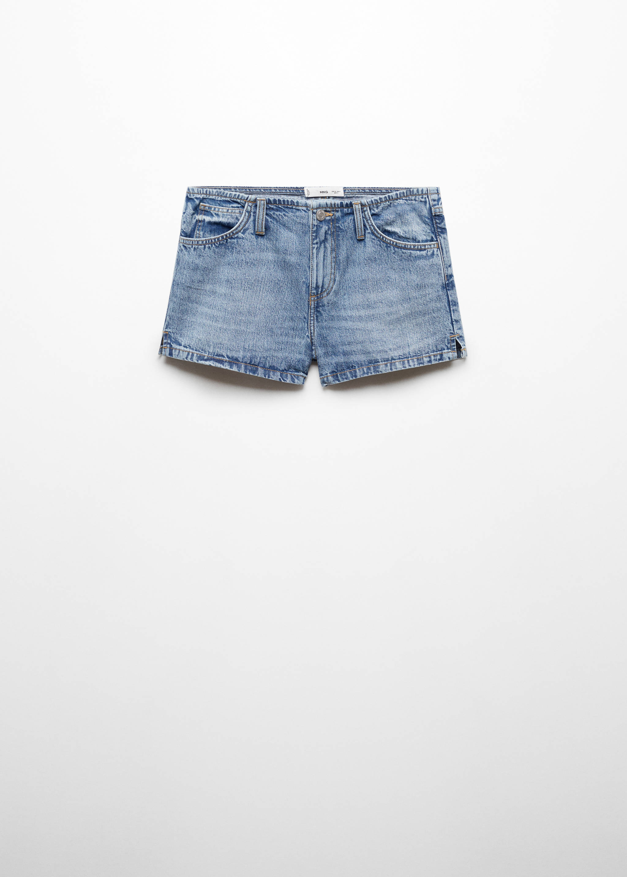 Short jeans vita bassa - Articolo senza modello