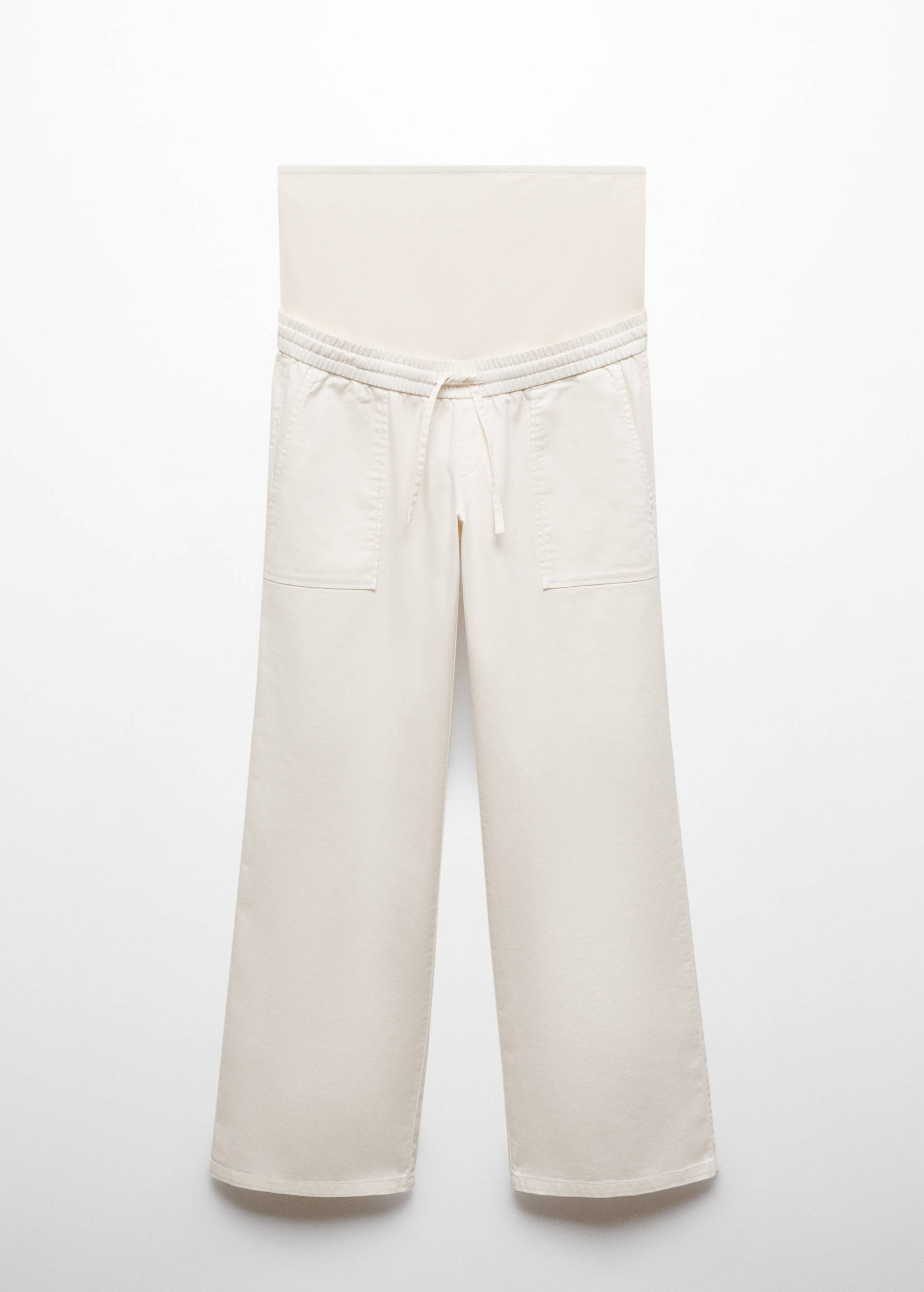 Cotton trousers with adjustable drawstring - Article without model