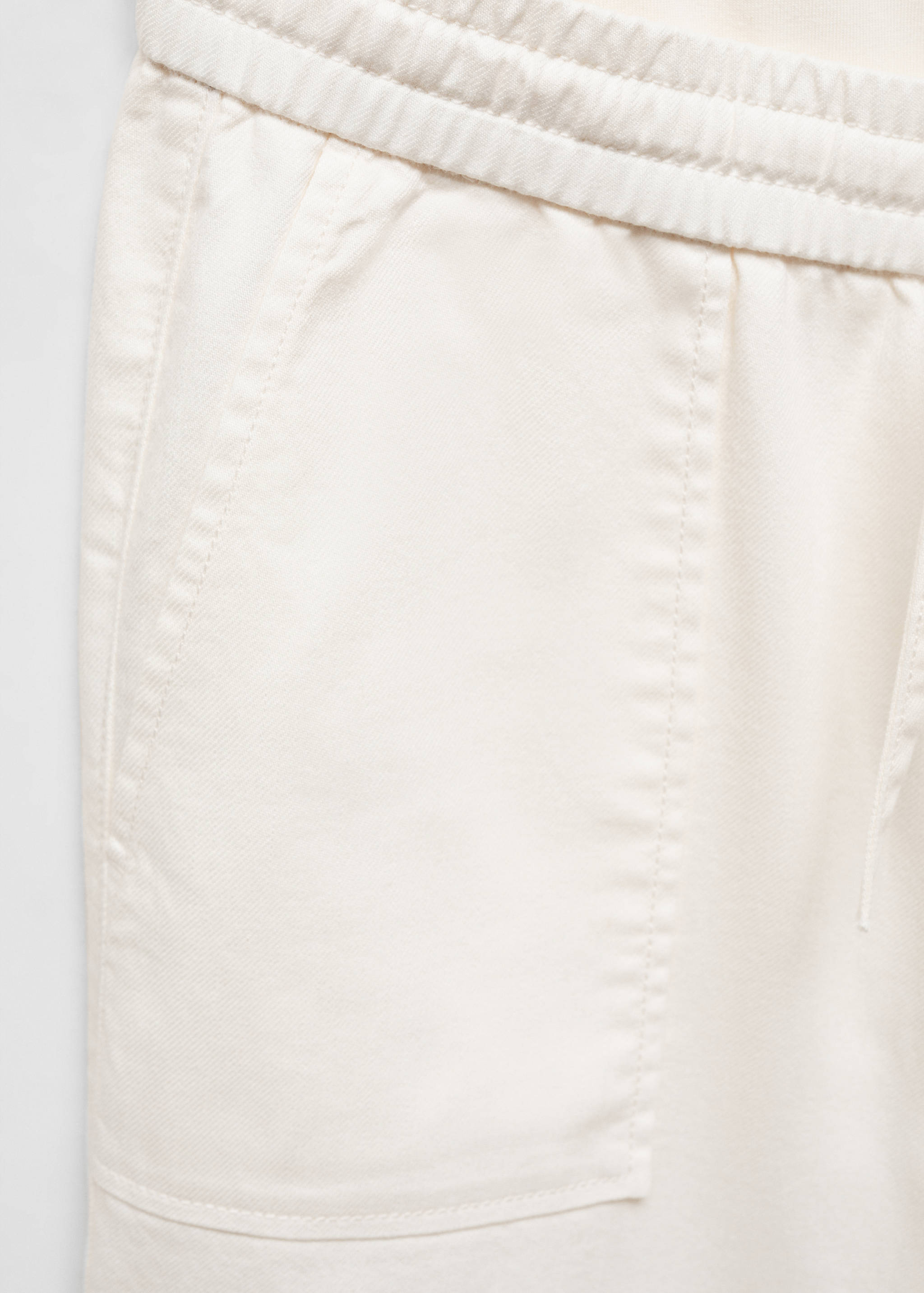 Cotton trousers with adjustable drawstring - Details of the article 8