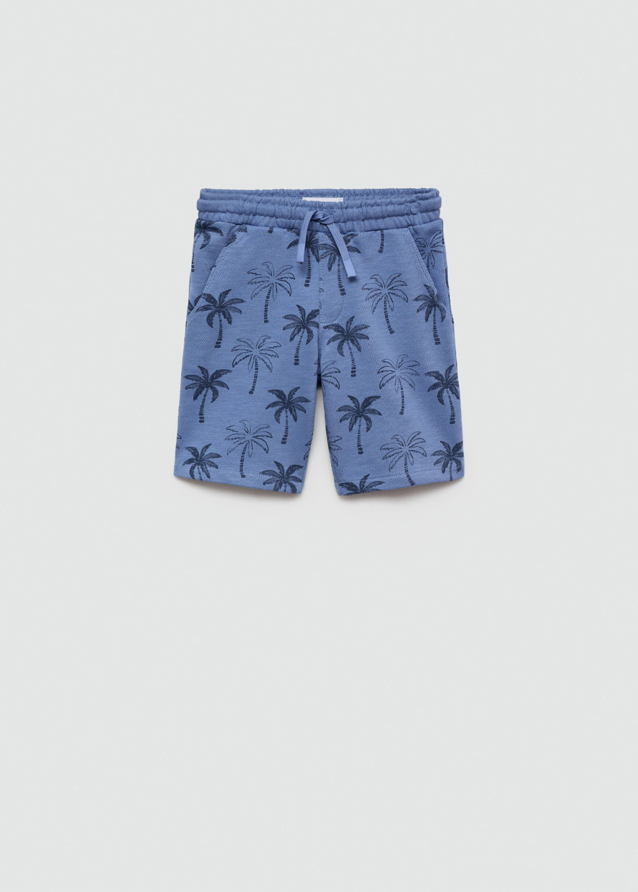 Palm trees print Bermuda shorts - Article without model