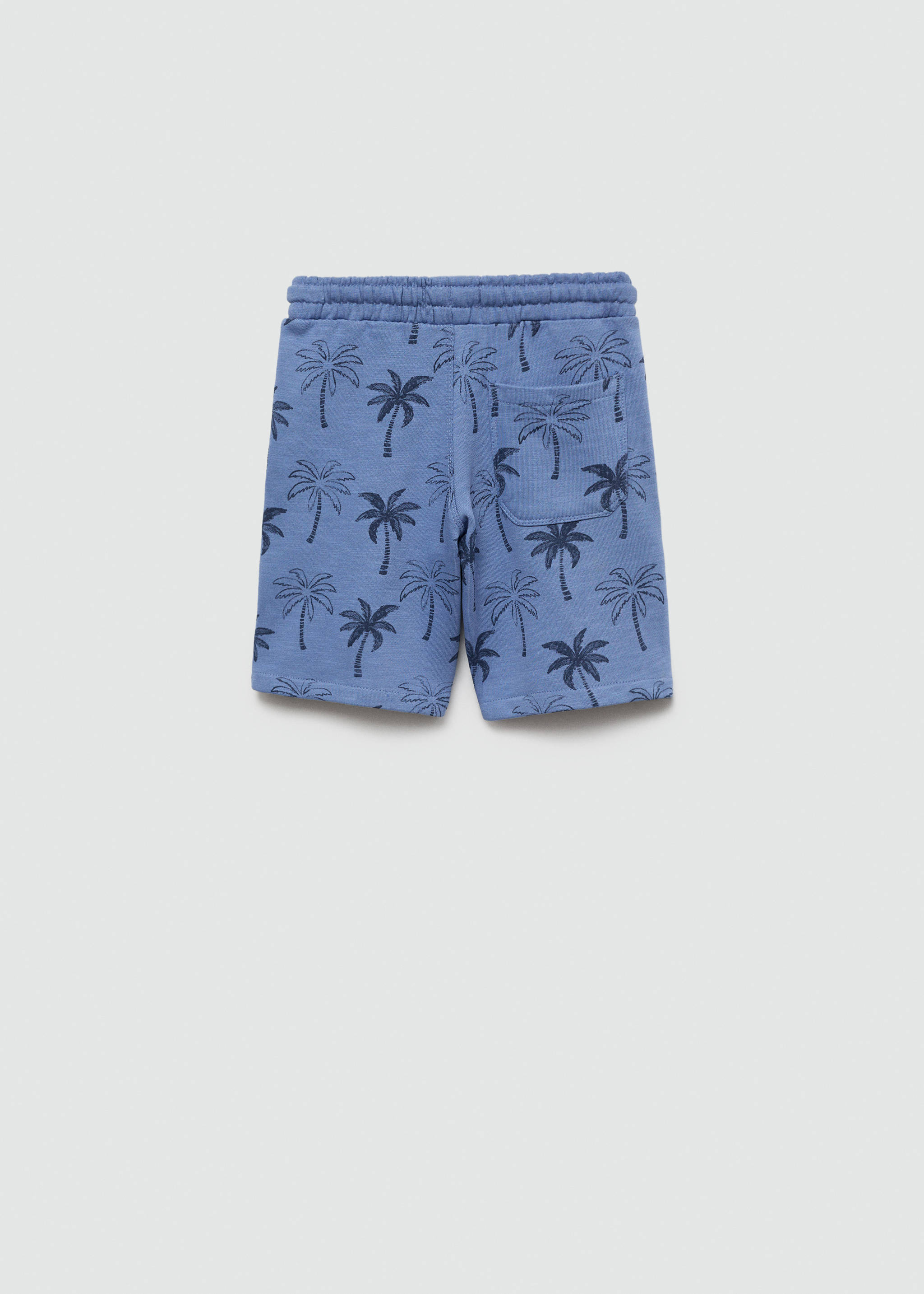 Palm trees print Bermuda shorts - Reverse of the article