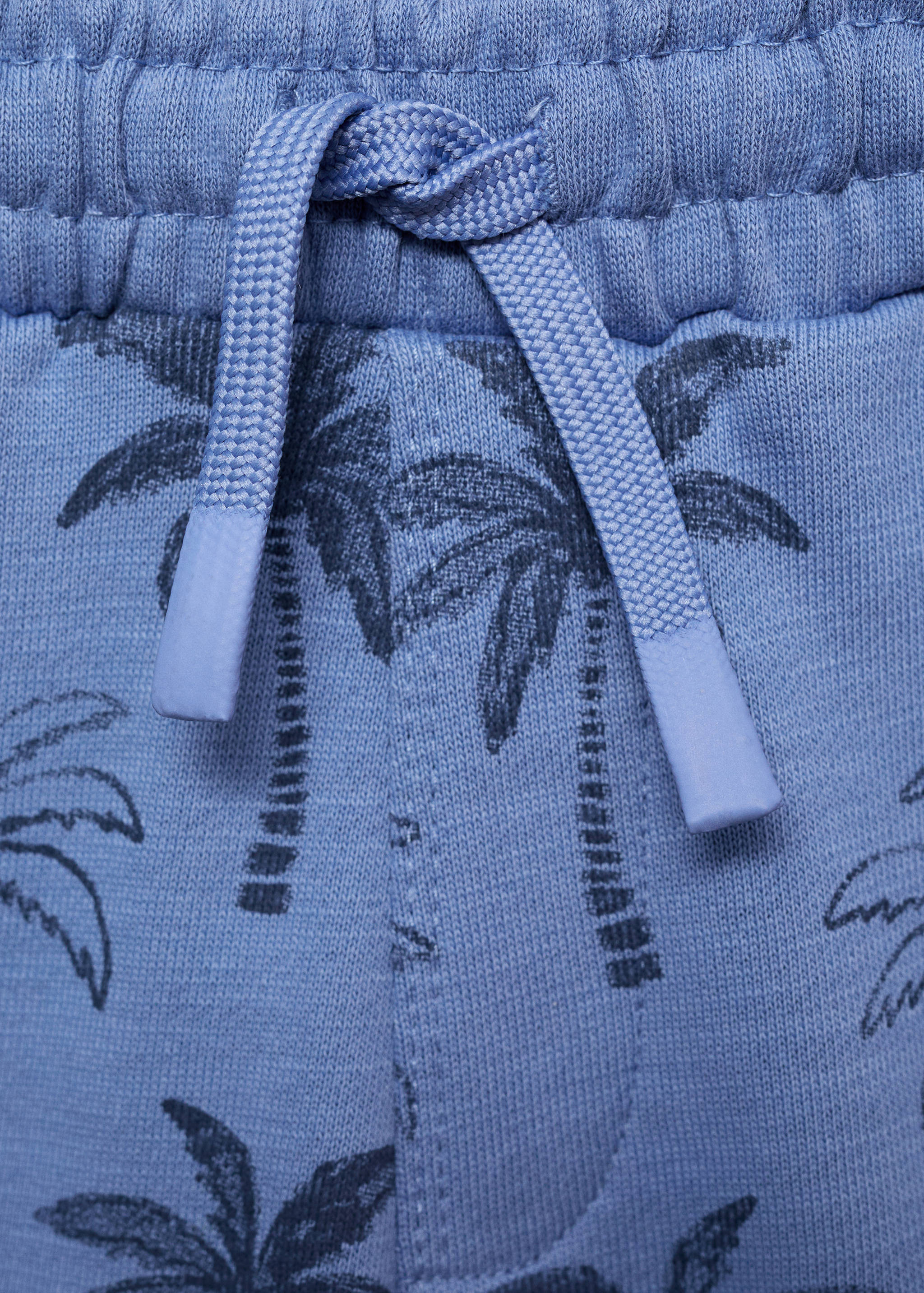 Palm trees print Bermuda shorts - Details of the article 8